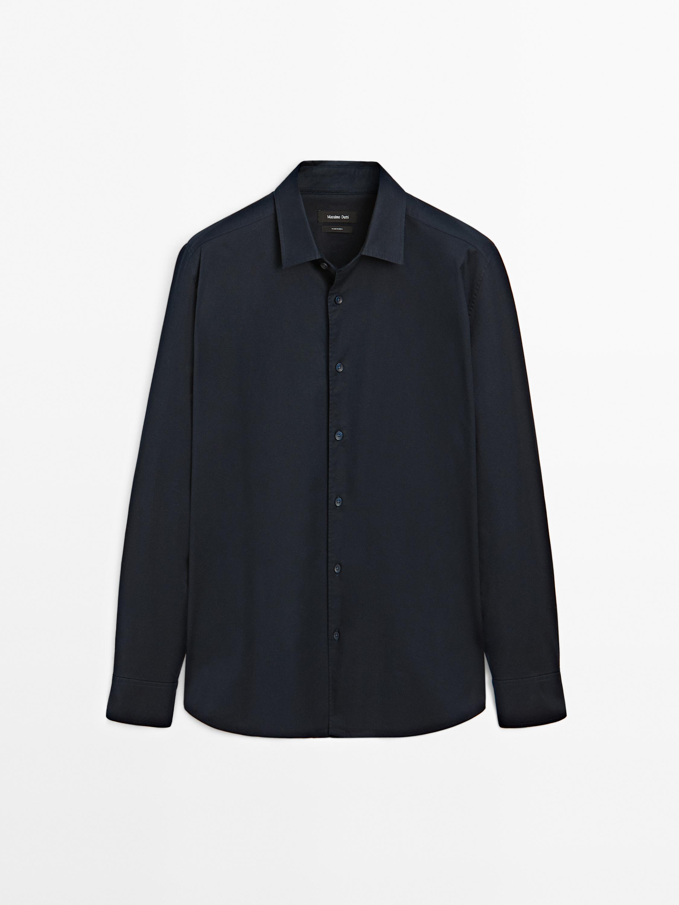 Camisa regular fit strech