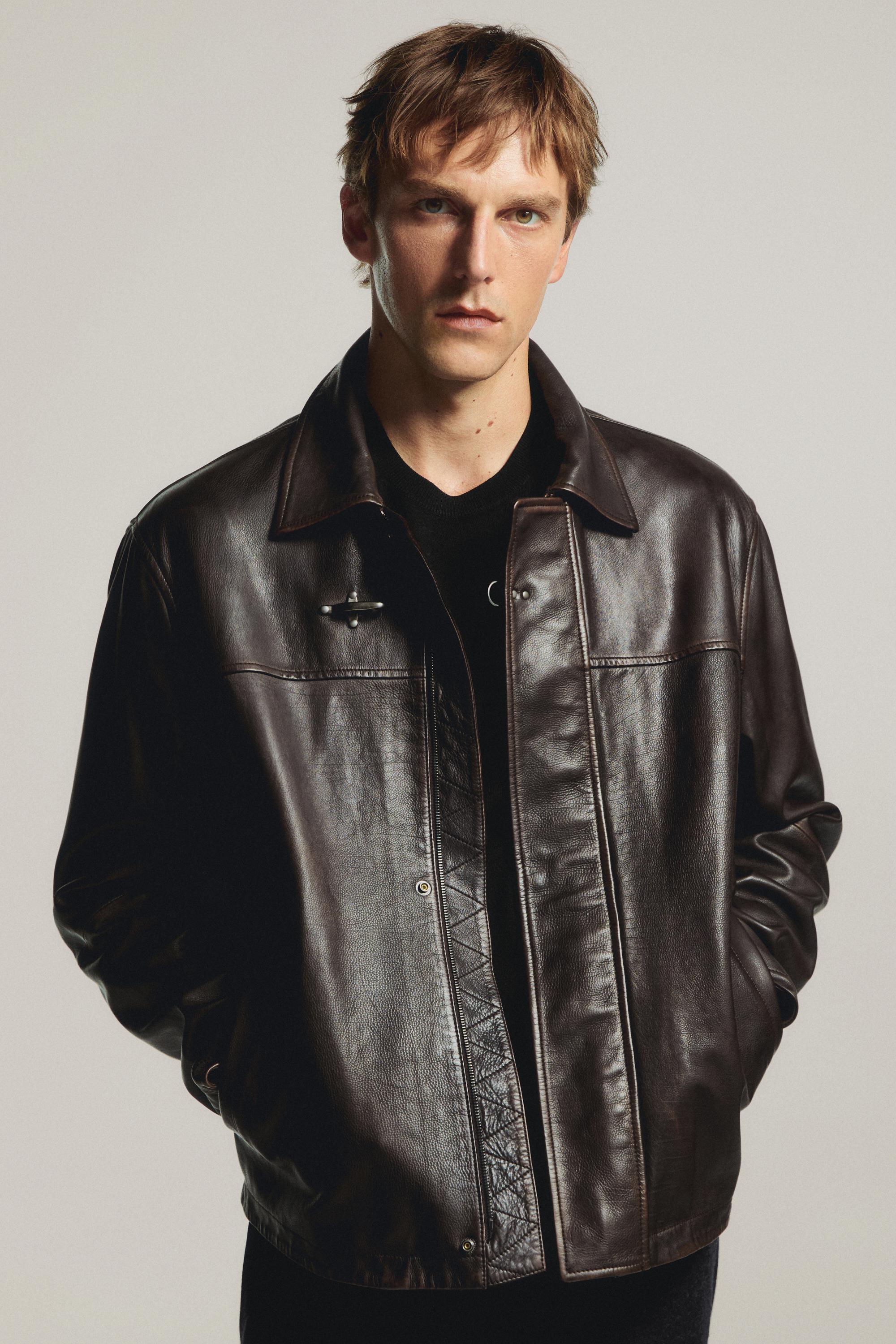 Massimo Dutti レザーライダースジャケット LEATHER JACKETS - Massimo Dutti - US