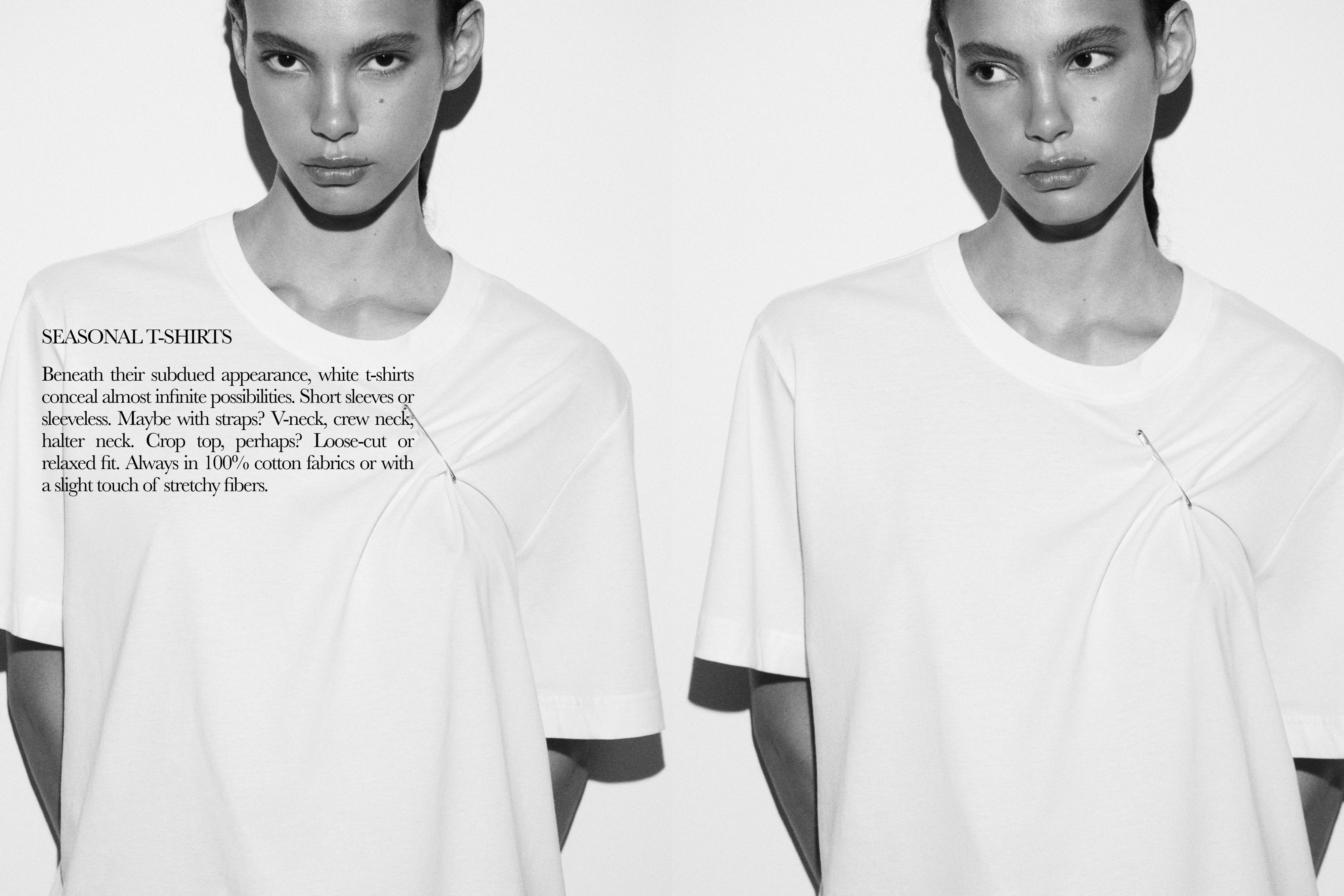 Short sleeve interlock T-shirt — Off white