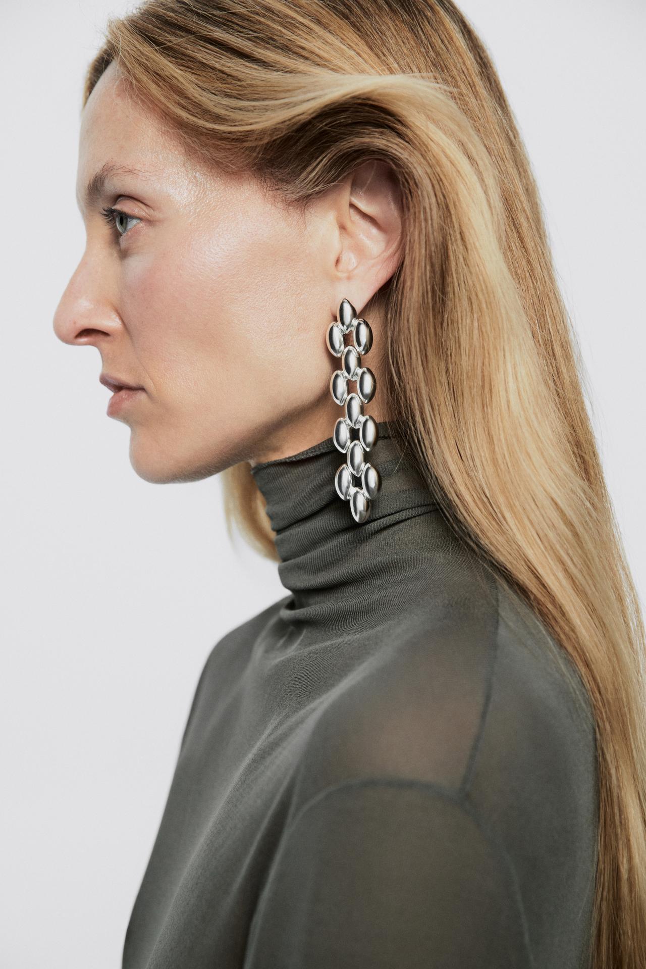 Oval link dangle earrings - LIMITED EDITION — SILVER