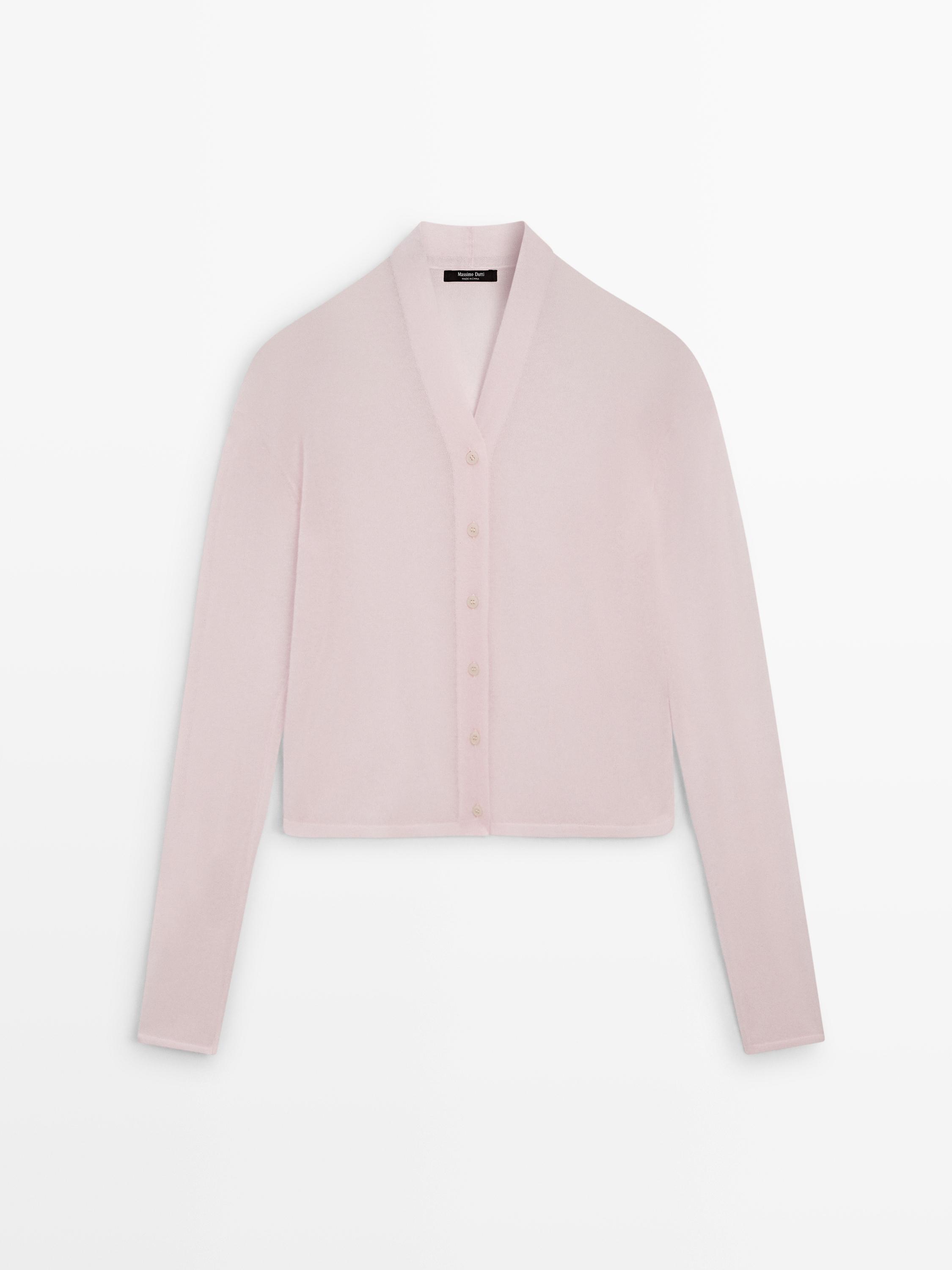 Yün karışımlı triko hırka