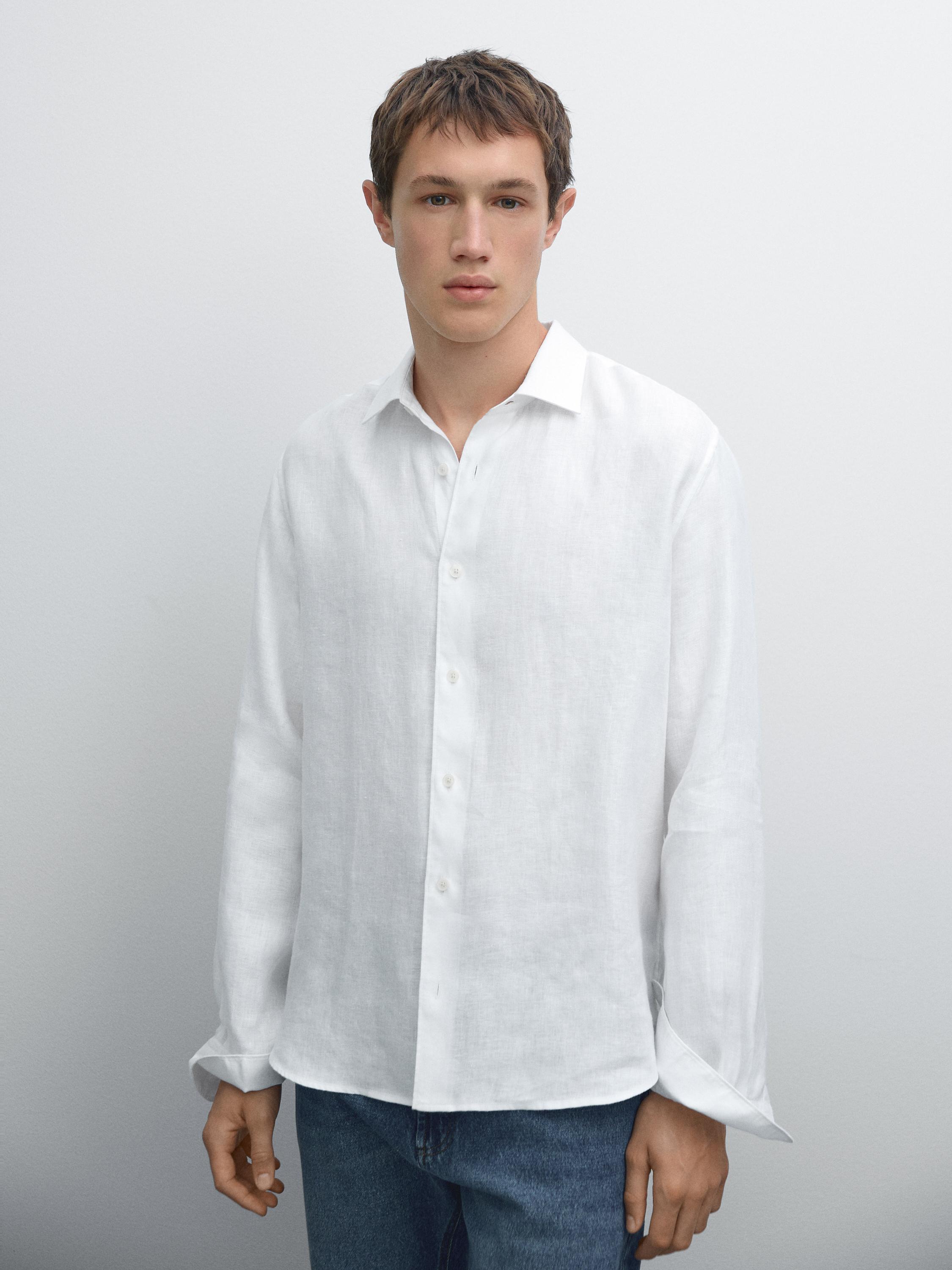 Lightweight regular fit twill shirt