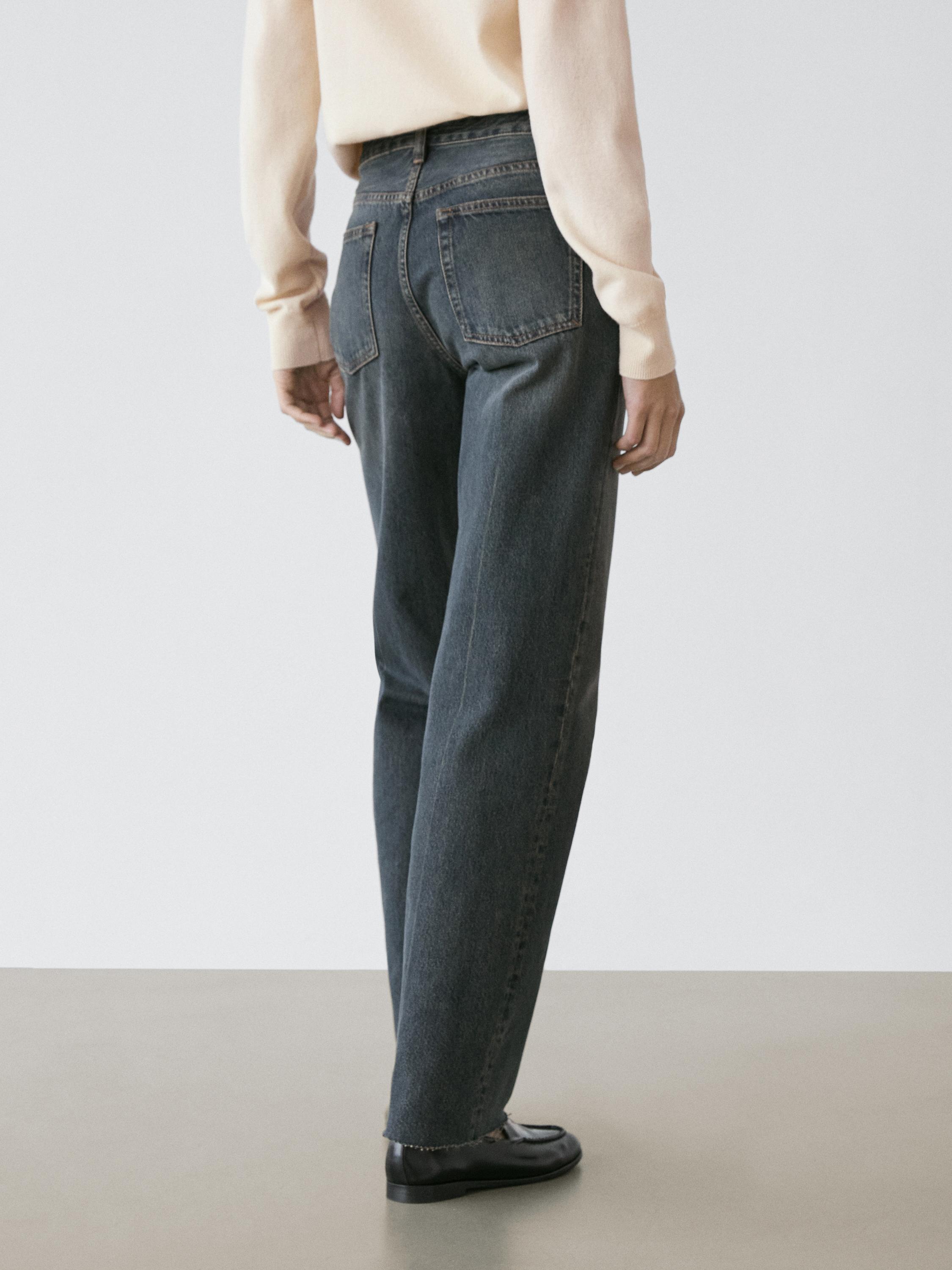 Straight-leg jeans — MEDIUM BLUE