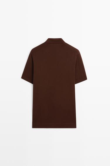 100% cotton knit polo sweater — BRANDY 6