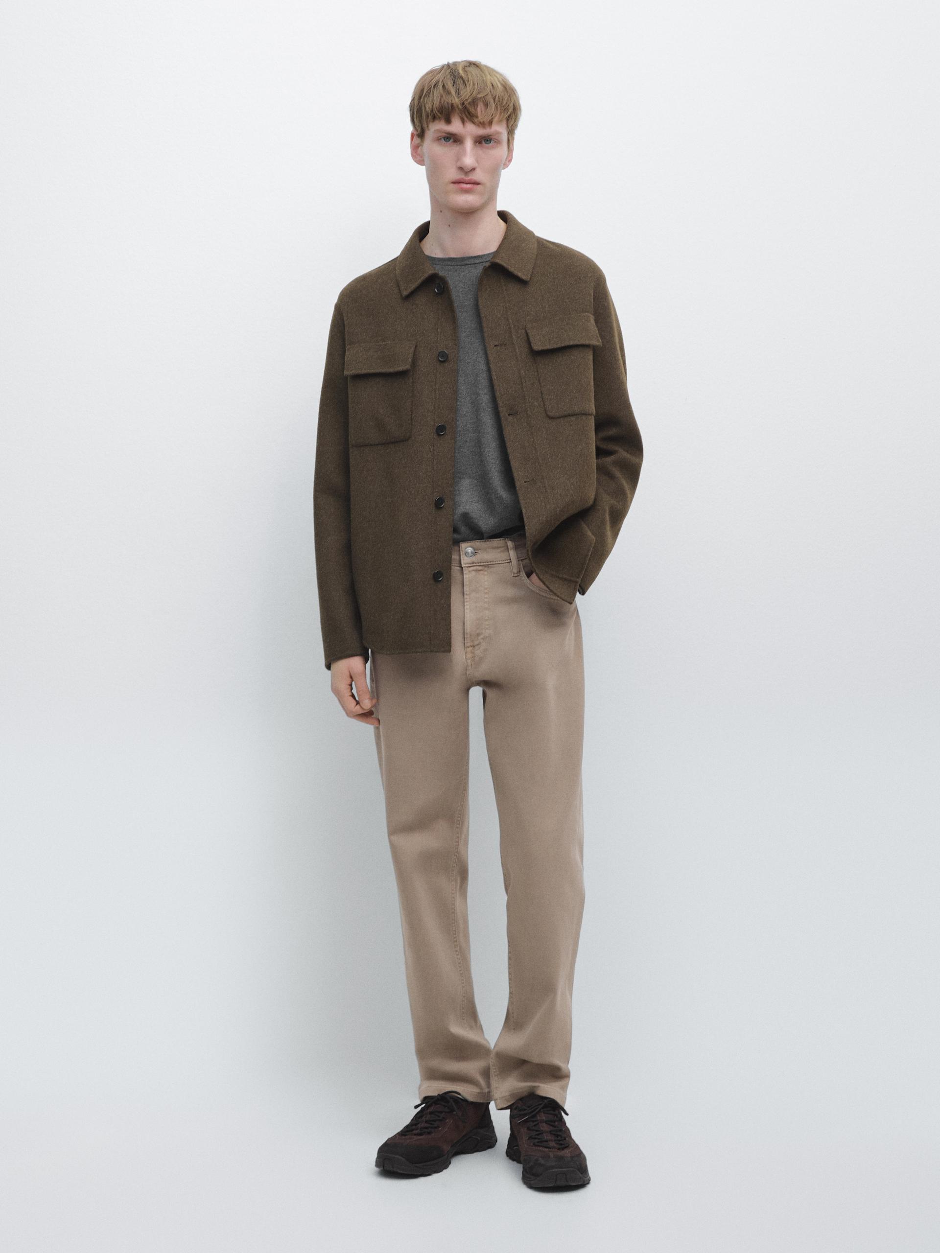 Jeans Tapered Fit - Visone - 36 (It 52) - Massimo Dutti - Maschile