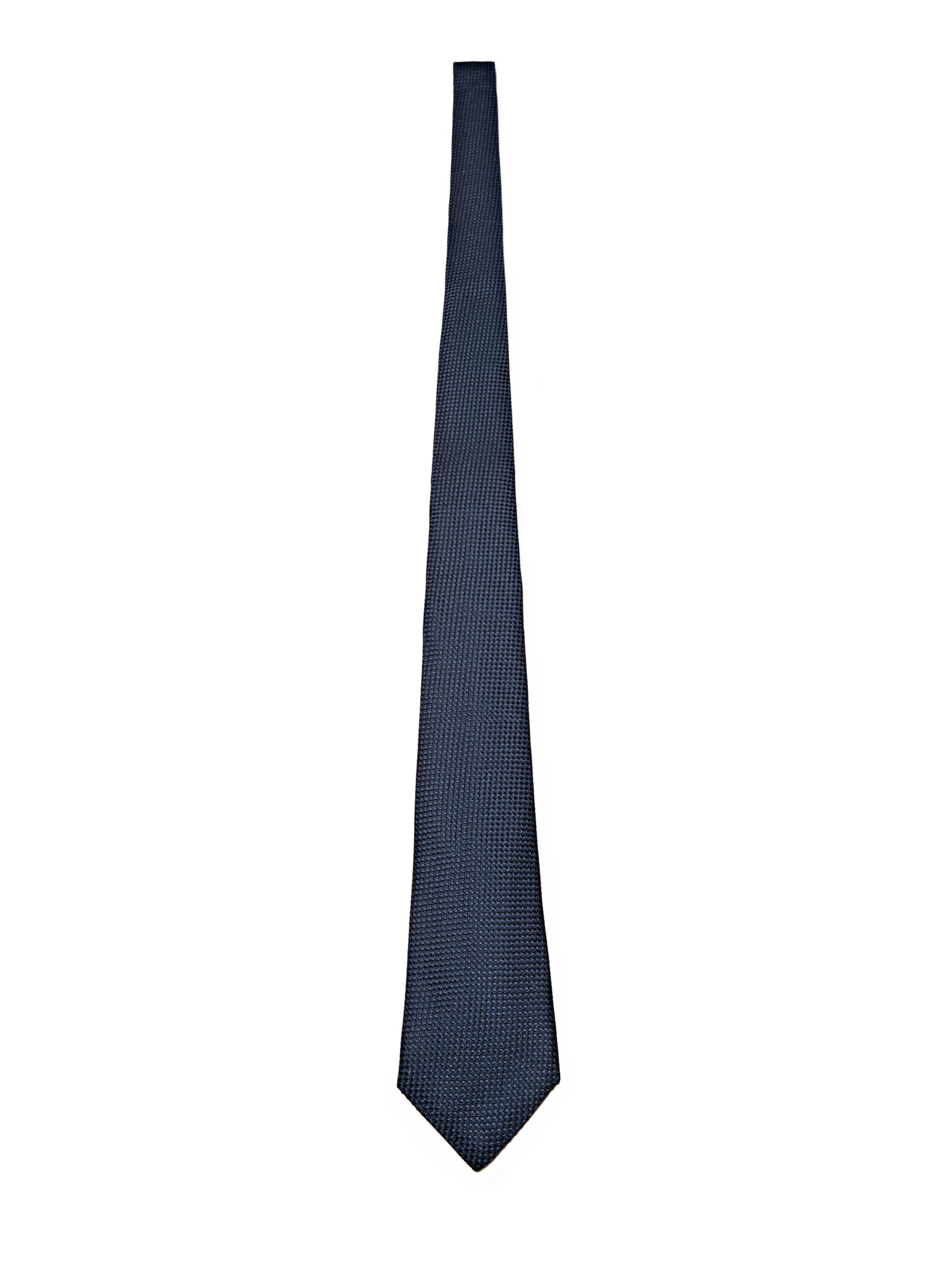 100% mulberry silk tie — NAVY BLUE