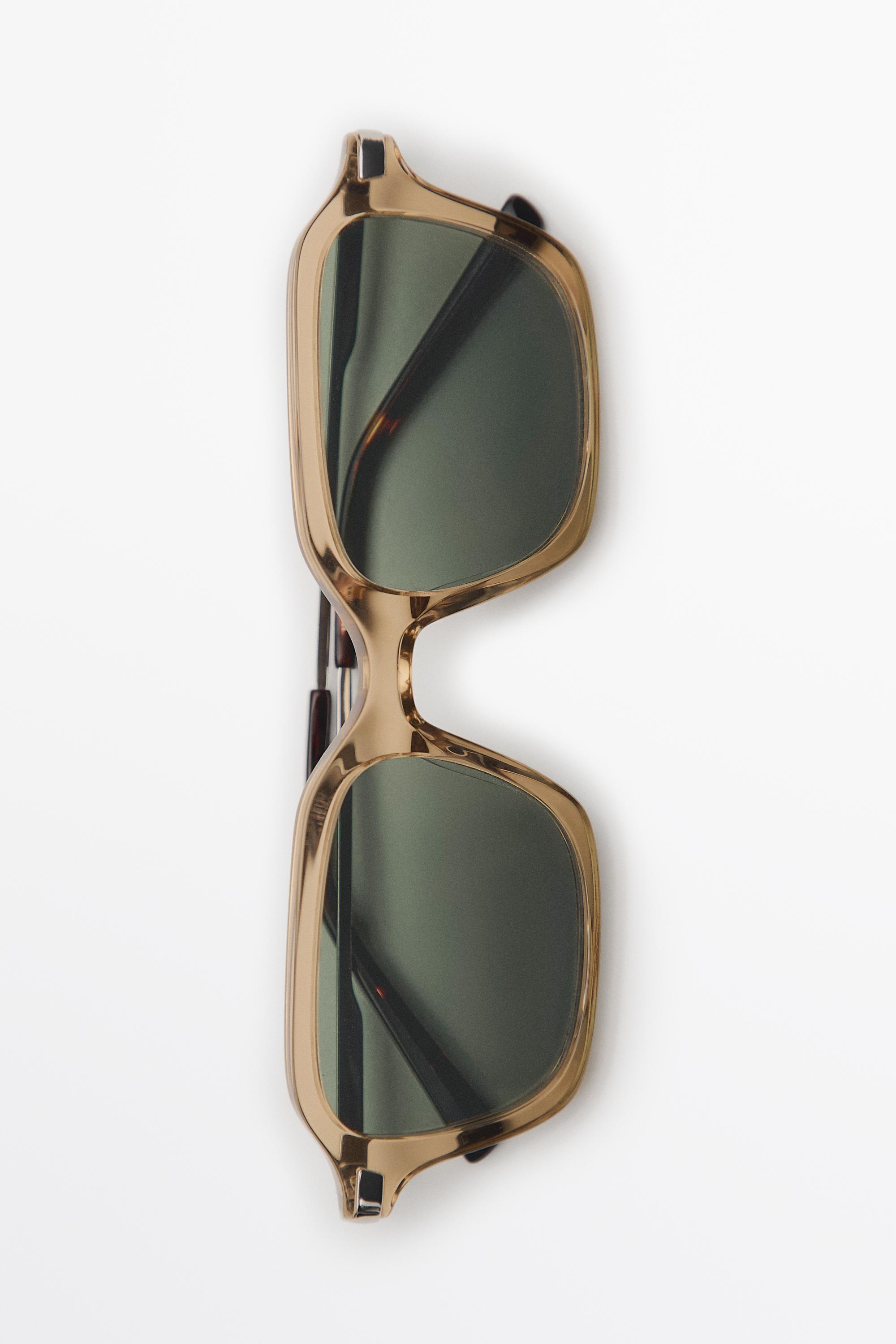 Square sunglasses — Mustard