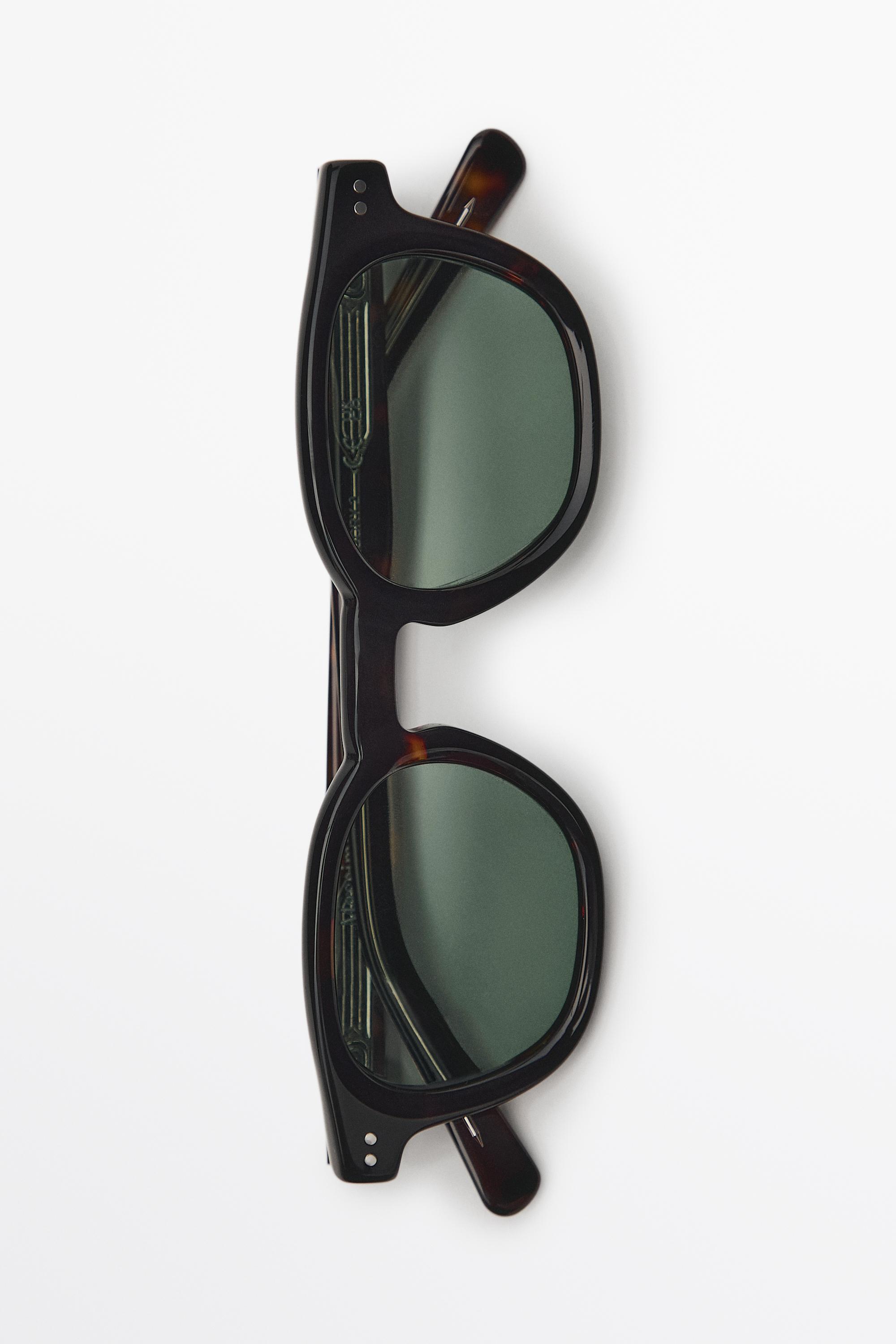 Round sunglasses — BROWN