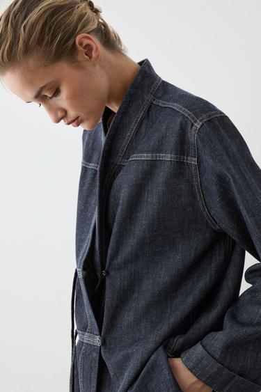 Total look denim overshirt — DARK BLUE 3