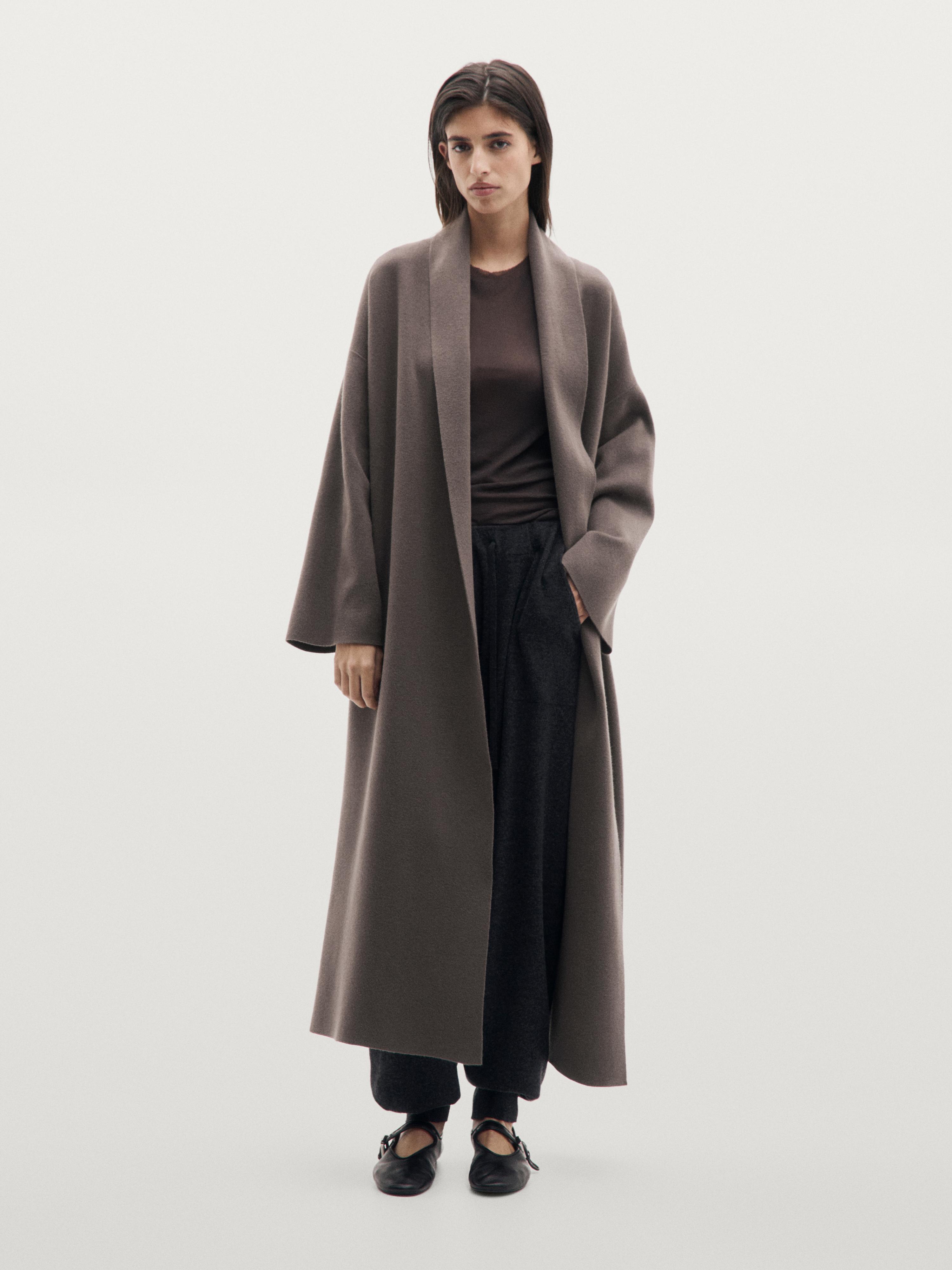 كارديغان محاك طويل بمفصل بربطة