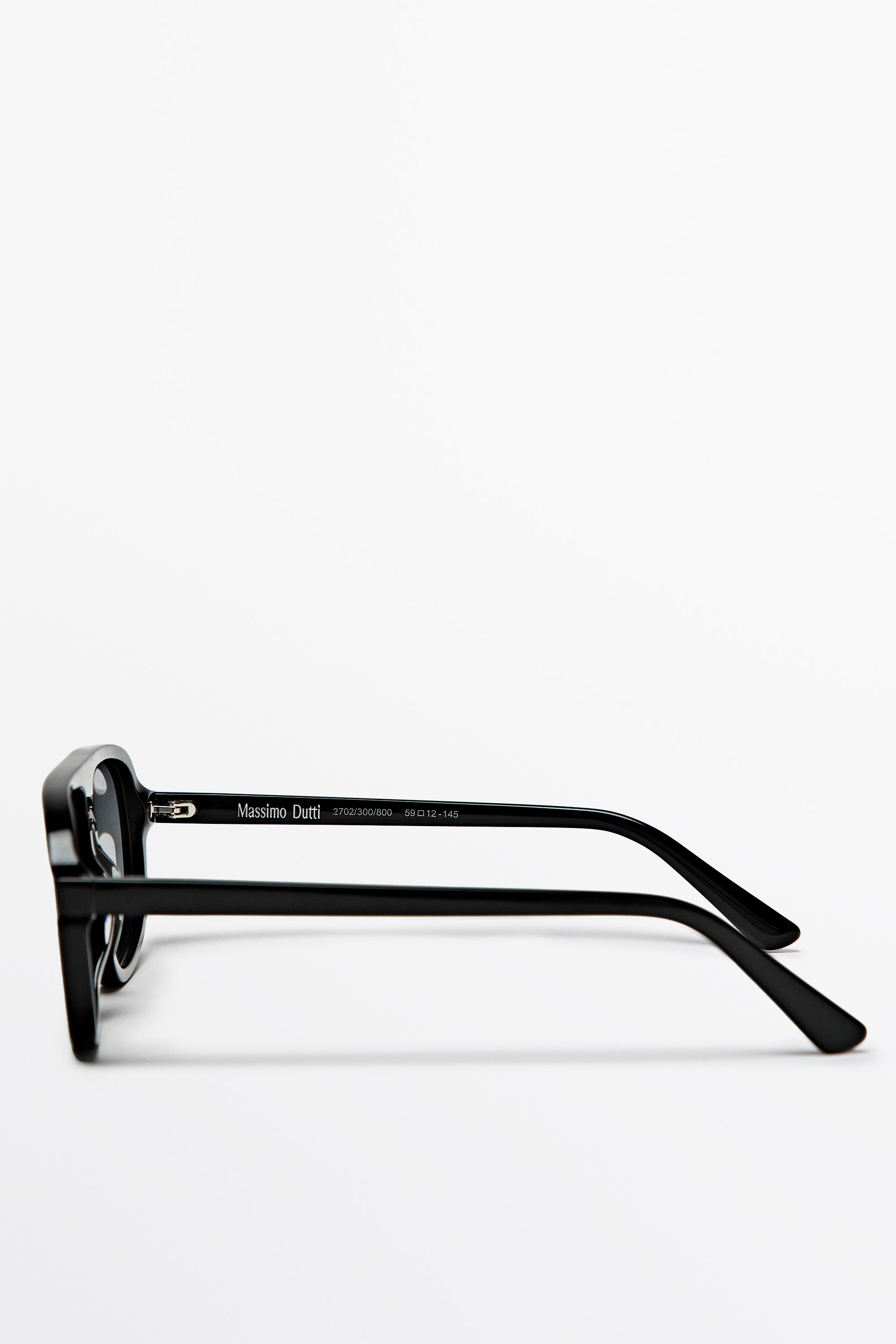 Aviator sunglasses — BLACK
