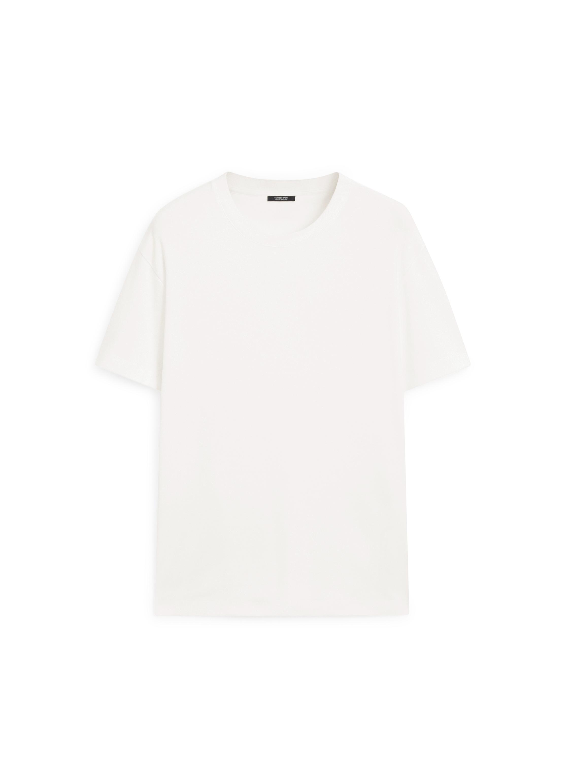 100% cotton short sleeve T-shirt — CREAM