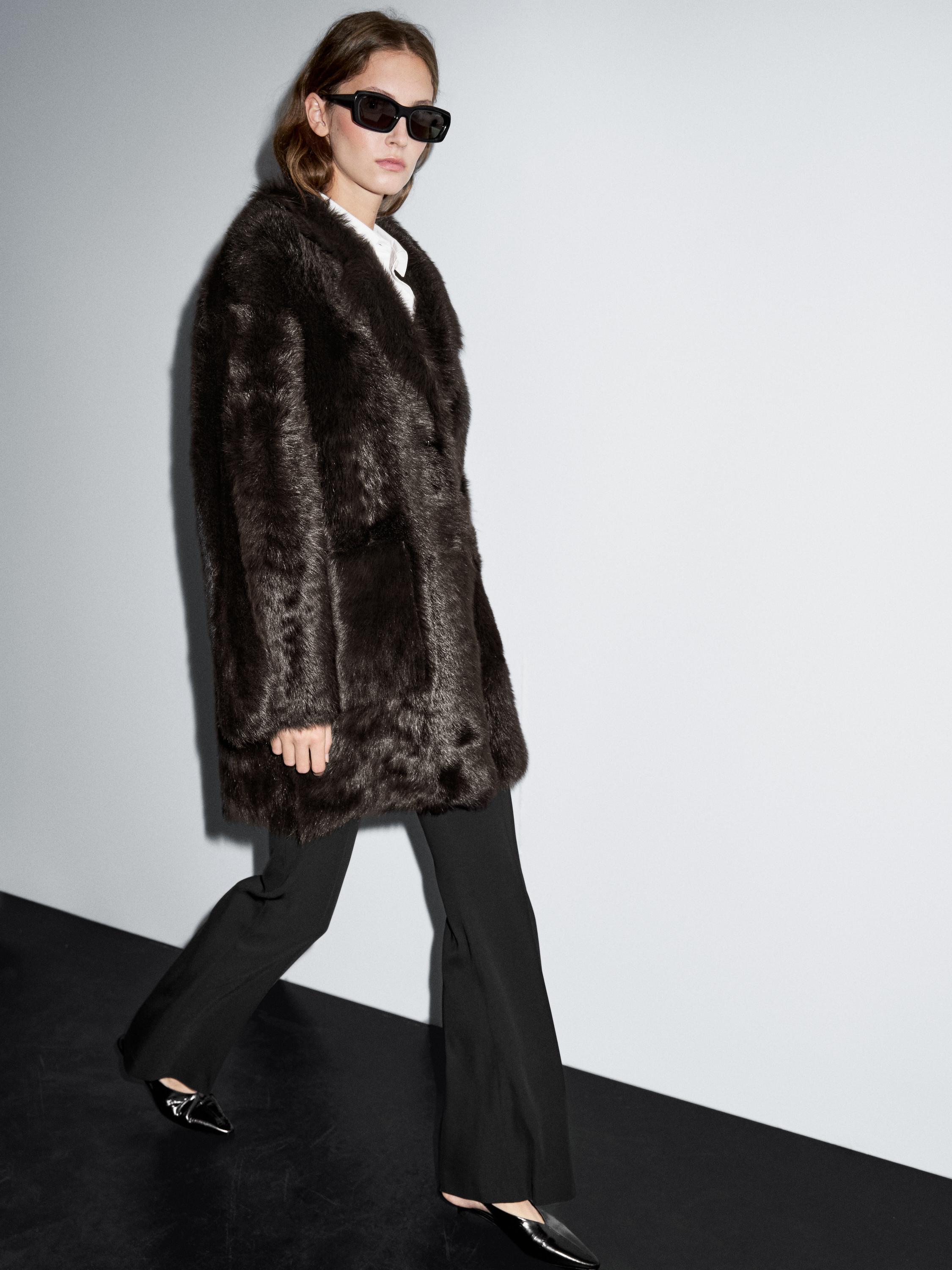 Long Tuscan leather coat