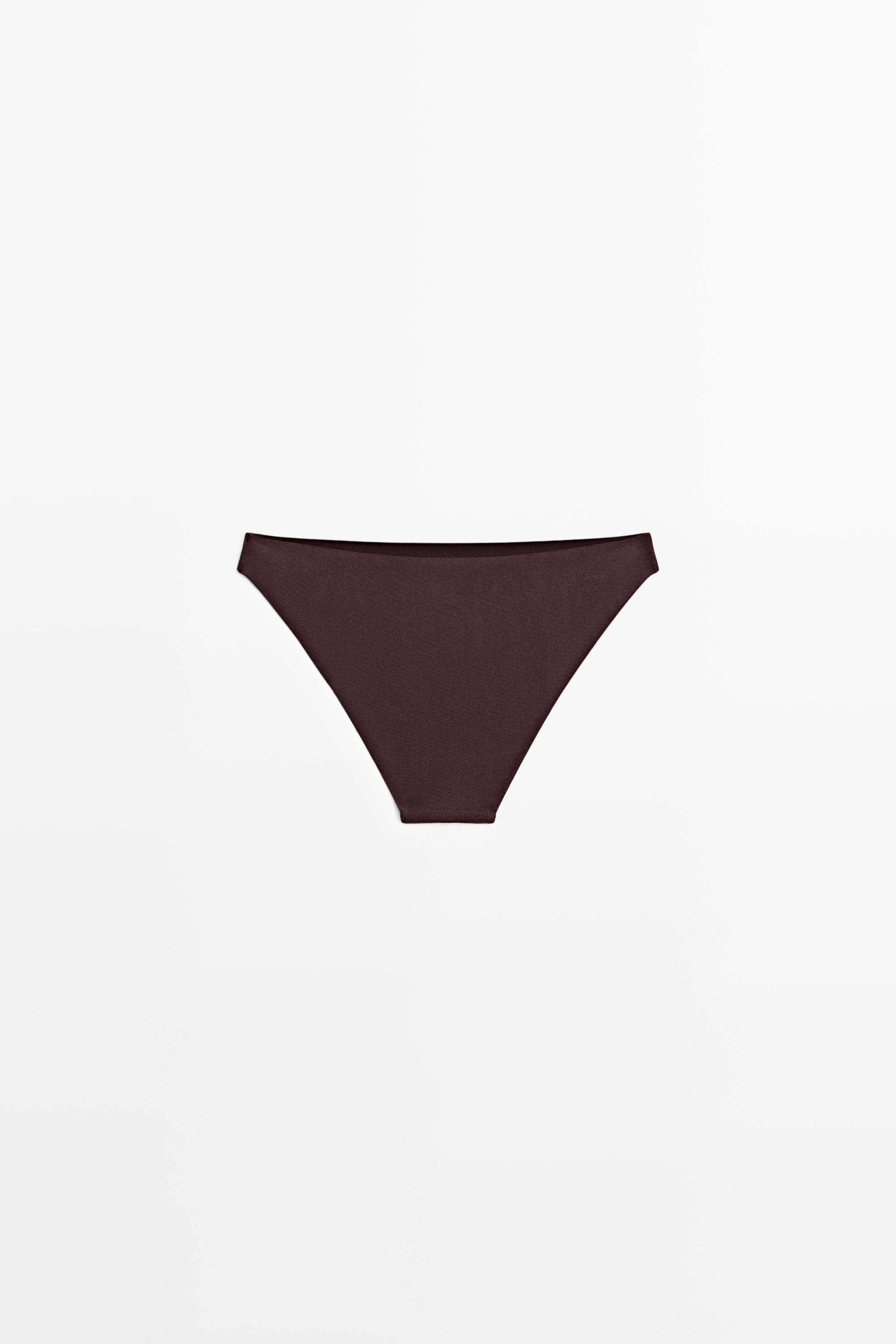 Glittery bikini bottoms — BROWN