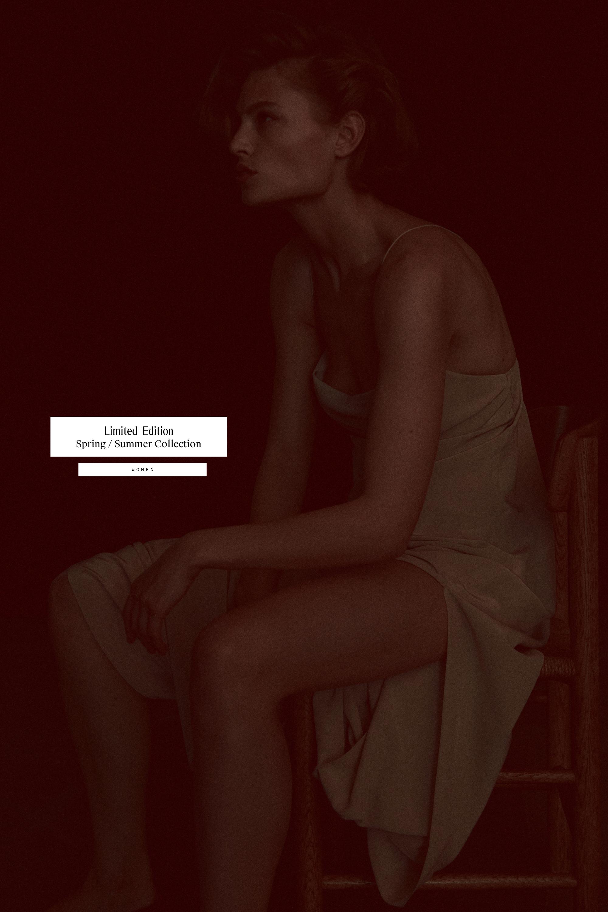 100% silk slip dress - LIMITED EDITION — PEARL/BEIGE