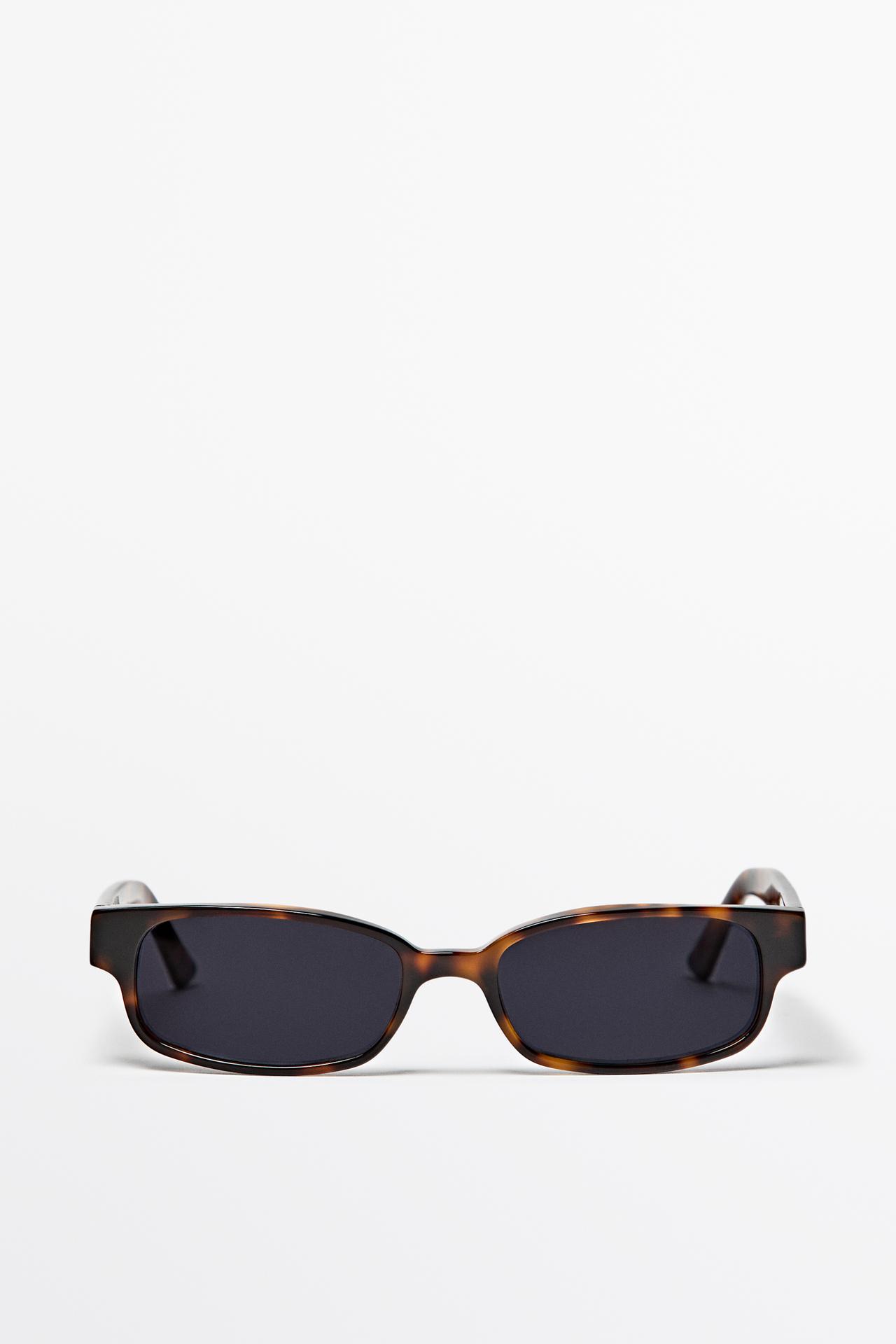 Tortoiseshell-effect sunglasses — Caramel