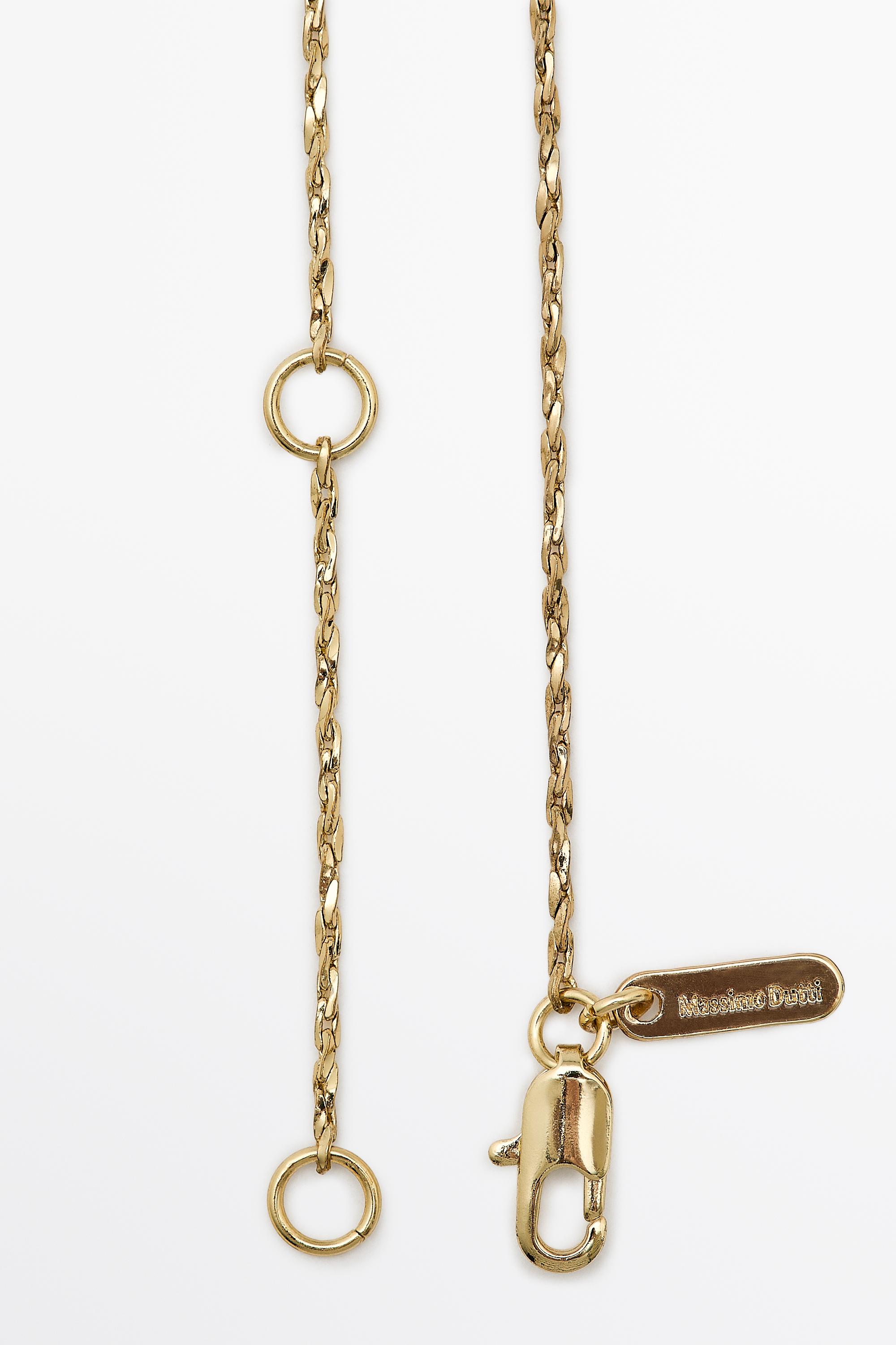 Antique crystal piece necklace — GOLDEN