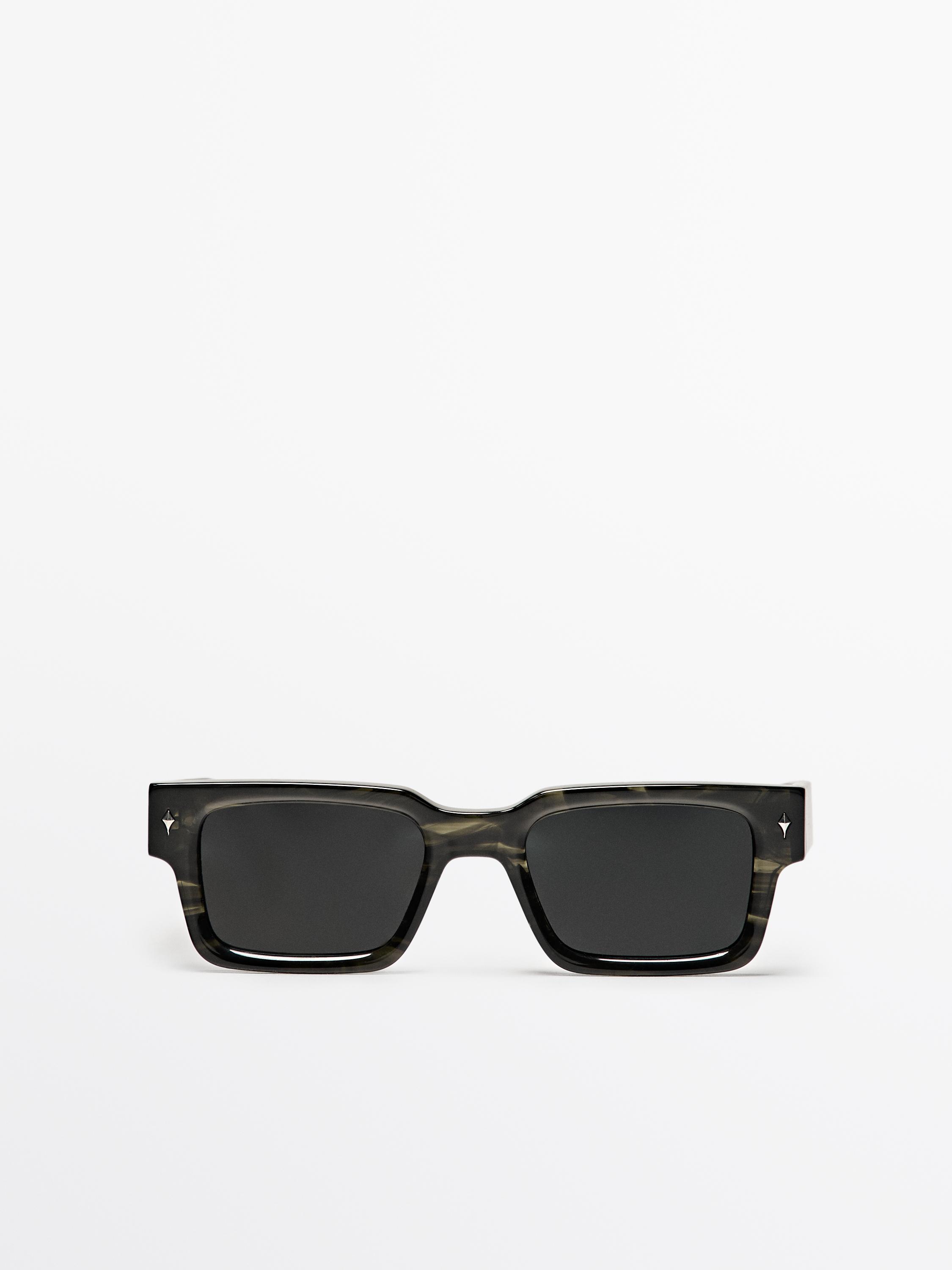 Rectangular sunglasses