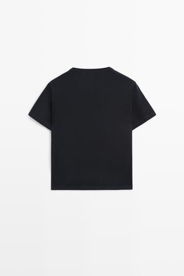 100% cotton short sleeve T-shirt — NAVY BLUE 6