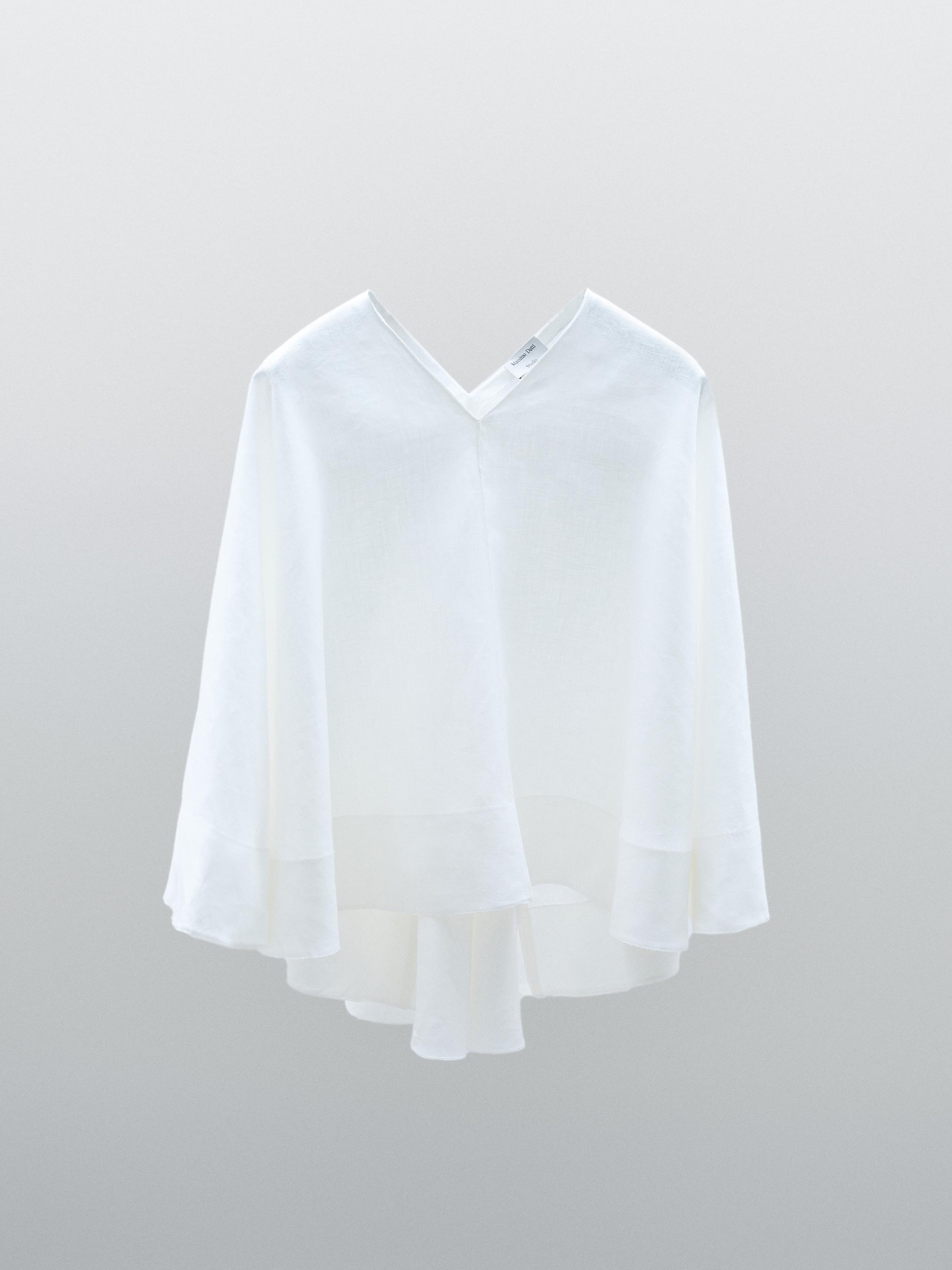 Camisa capa fluida linho - Studio