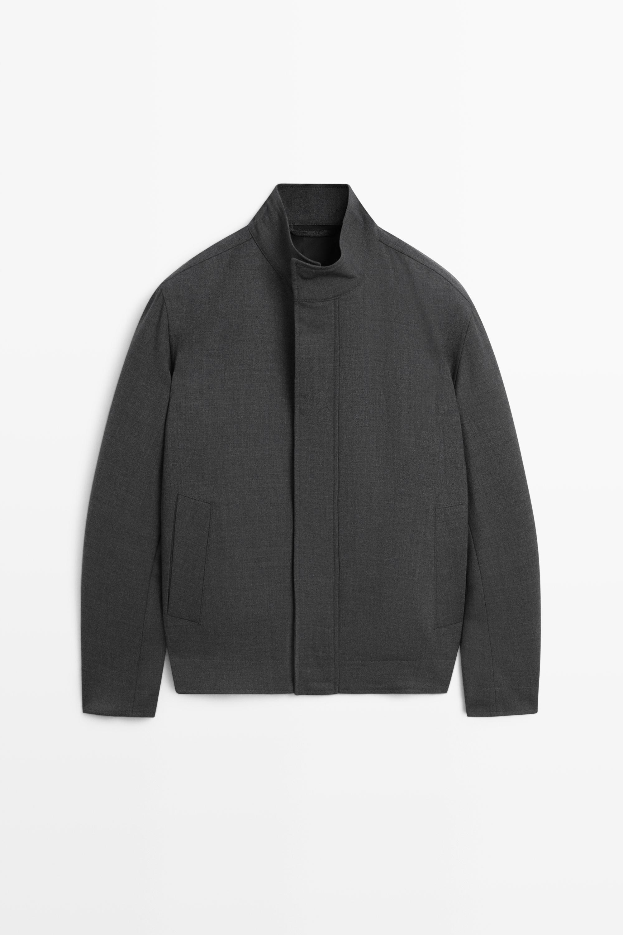 100% wool overshirt — GREY