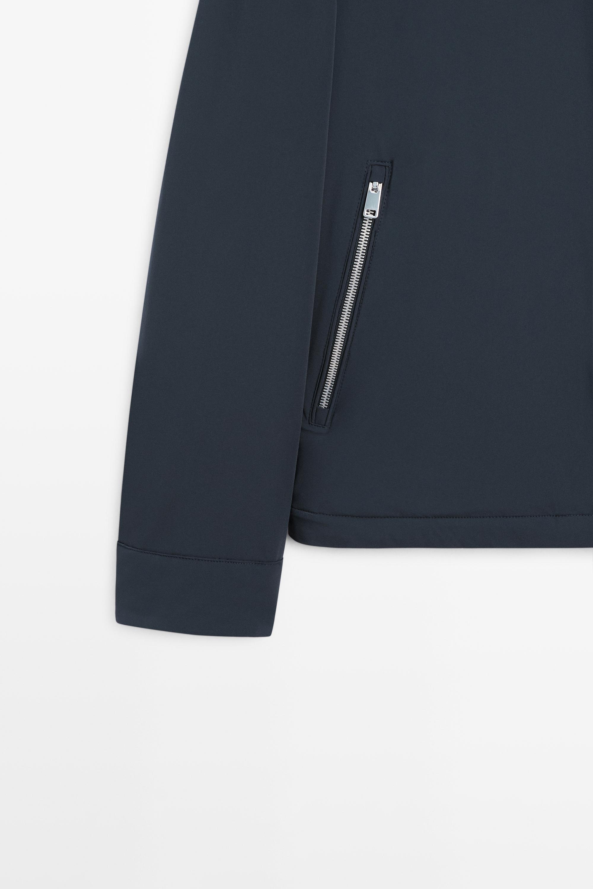 Short jacket with pocket details — NAVY BLUE