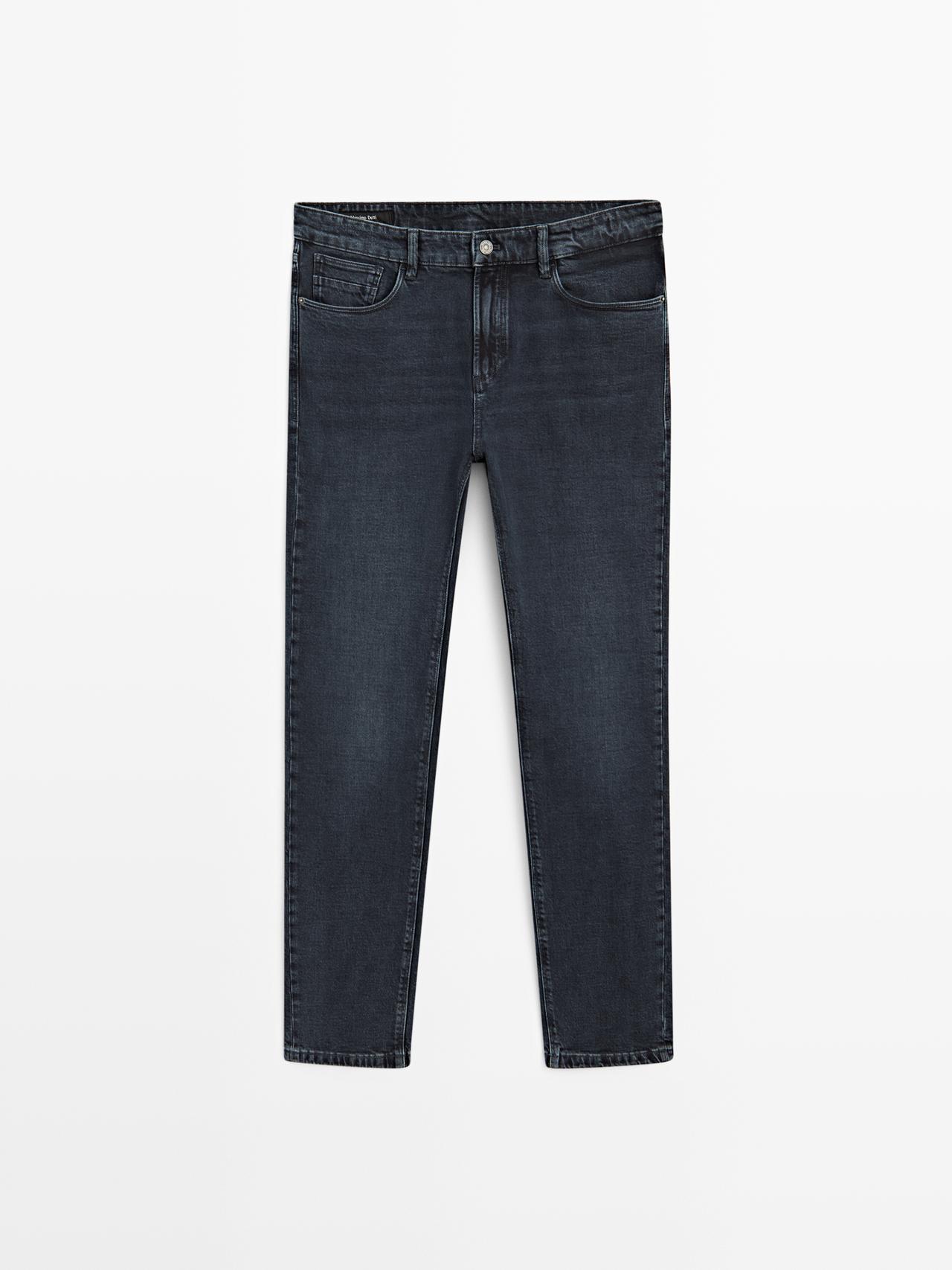 Massimo Dutti - Herre - Slim Fit Jeans - Mørkeblå - 32