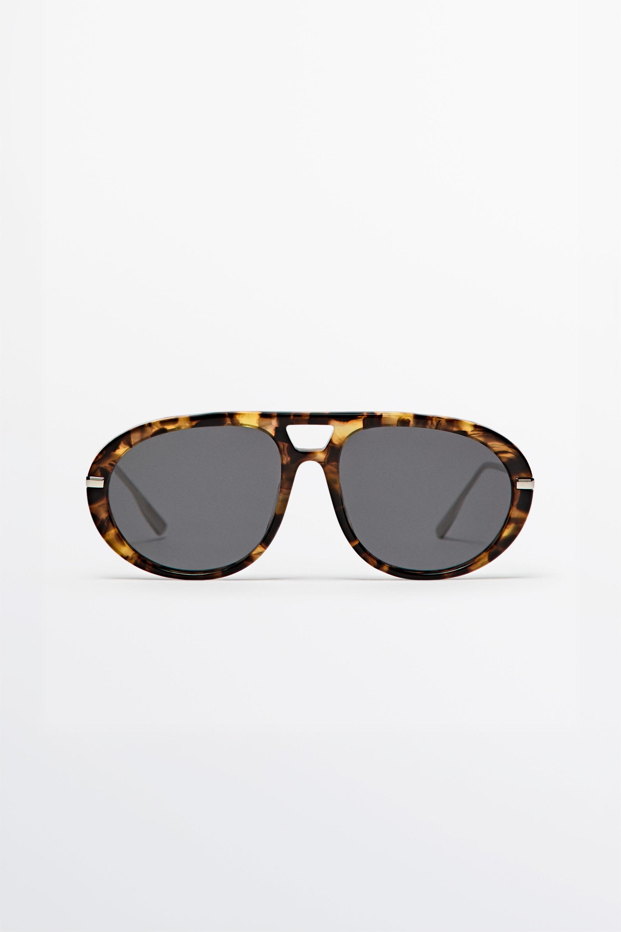 Aviator sunglasses — BROWN