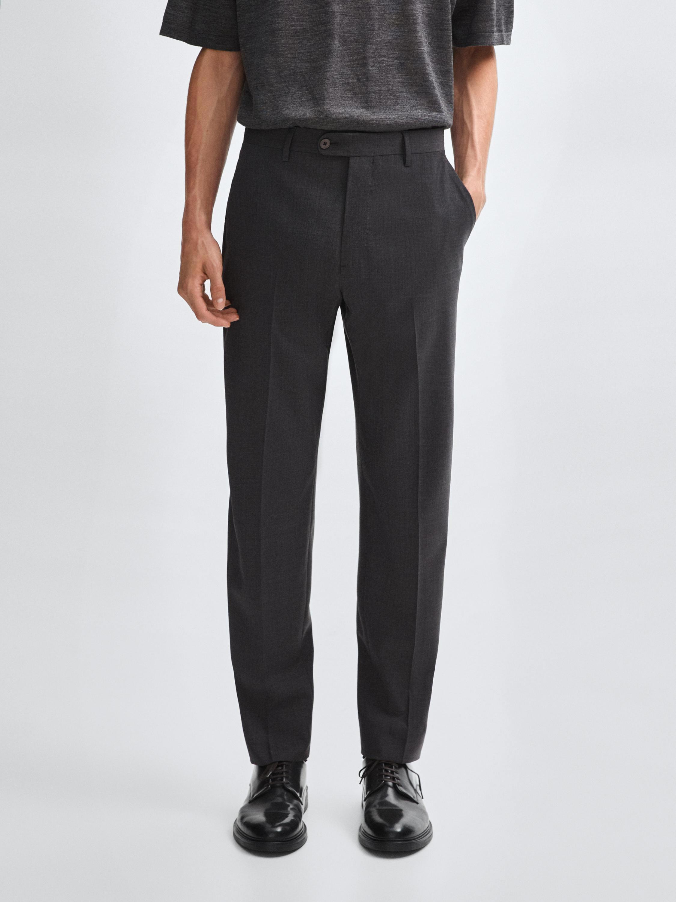 100% wool suit trousers