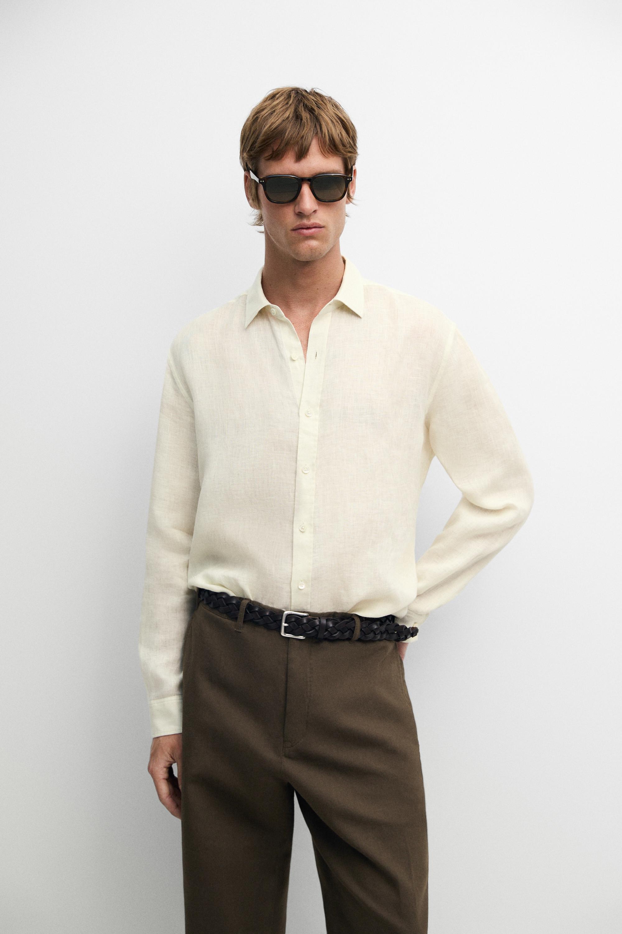 Camisa regular fit 100% lli