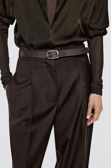 Nappa leather belt - LIMITED EDITION — BROWN 2