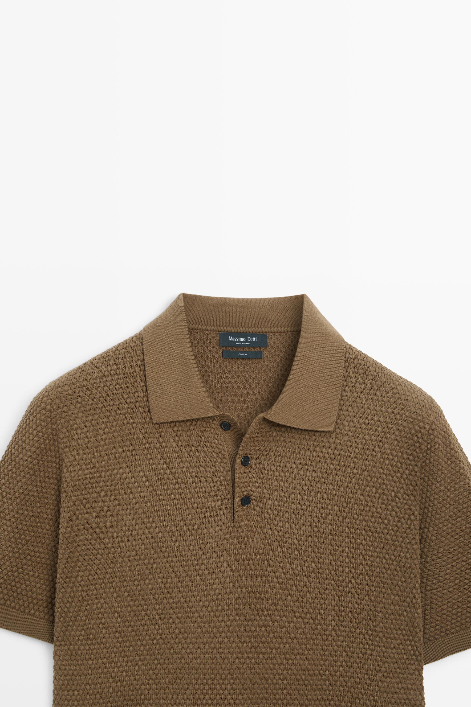 100% Cotton Short Sleeve Knit Polo — OCHRE