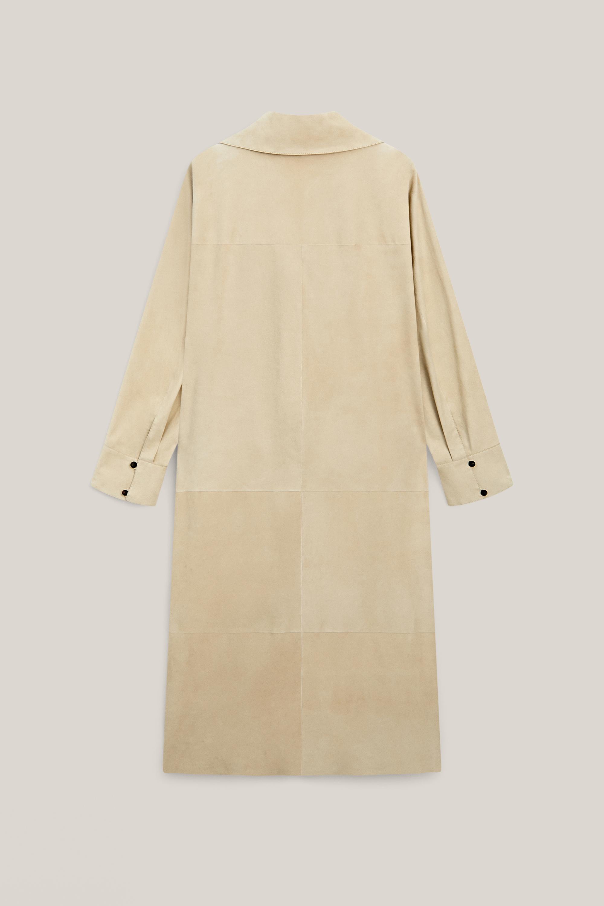 Suede leather tunic - LIMITED EDITION — Beige