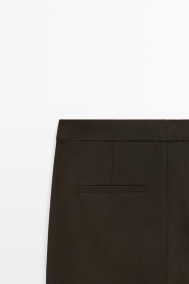 Stretch kick flare pants — Chocolate 9