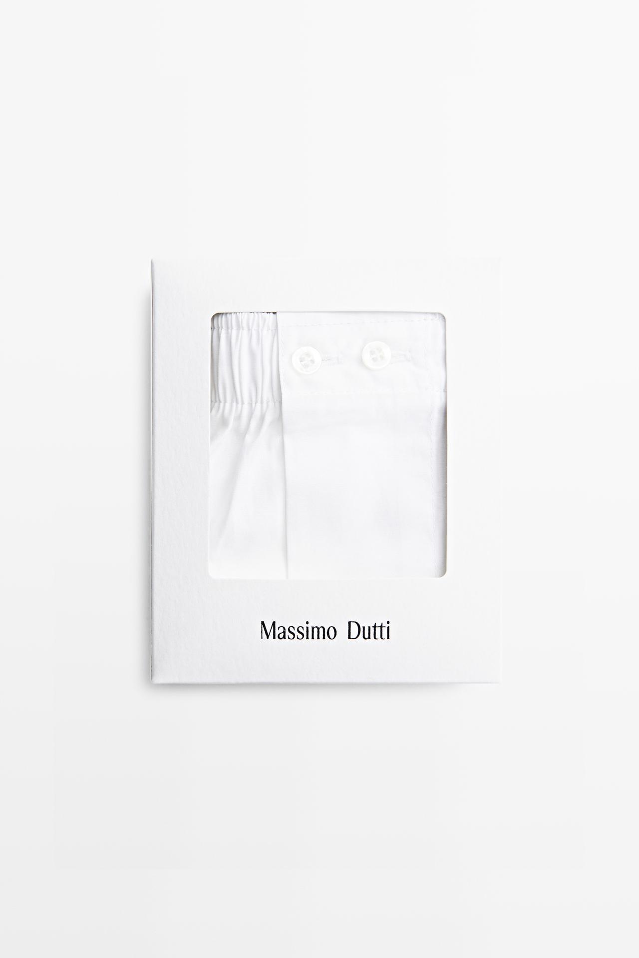 Plain 100% cotton boxers — WHITE