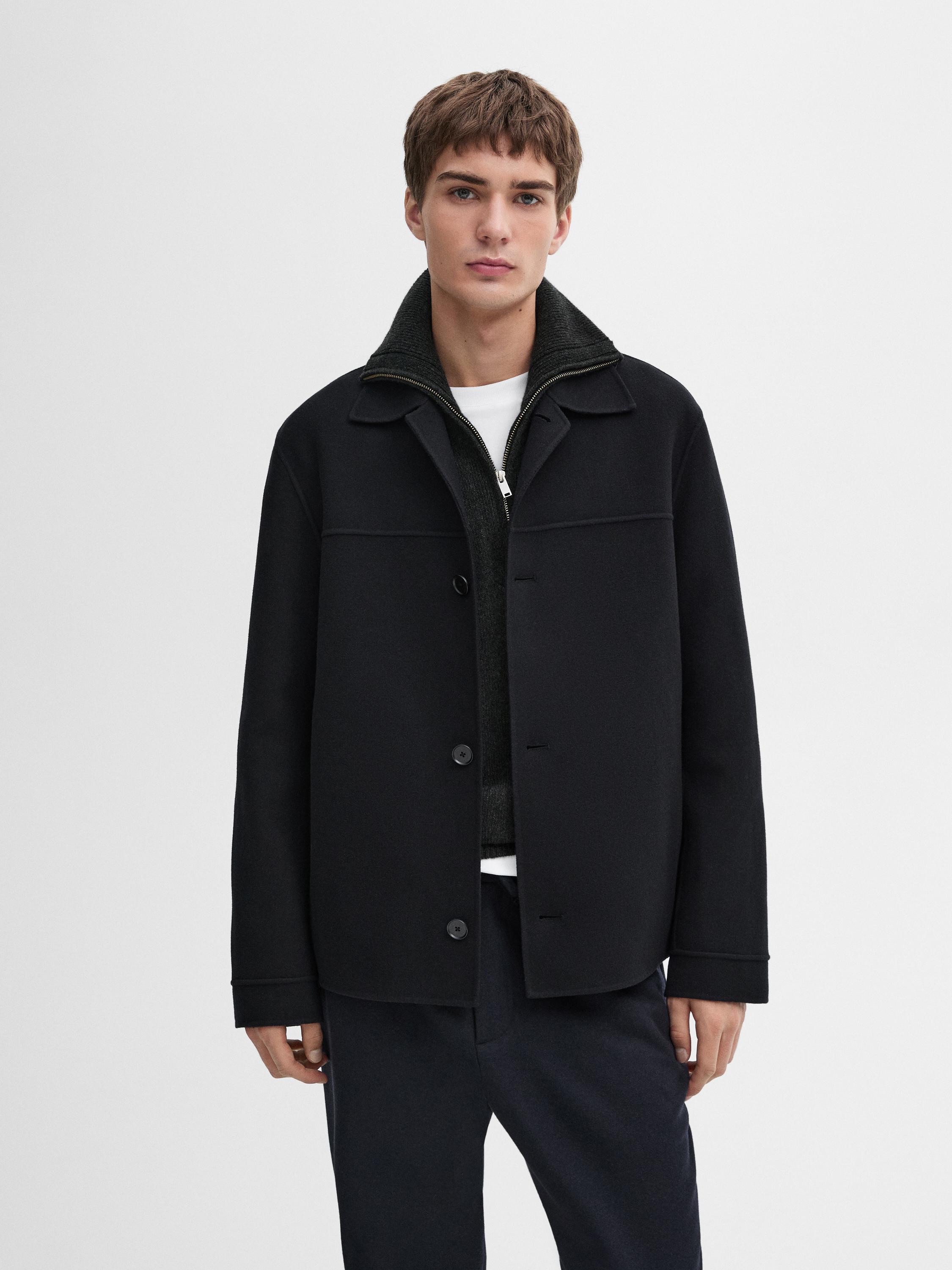 Blouson laine double
