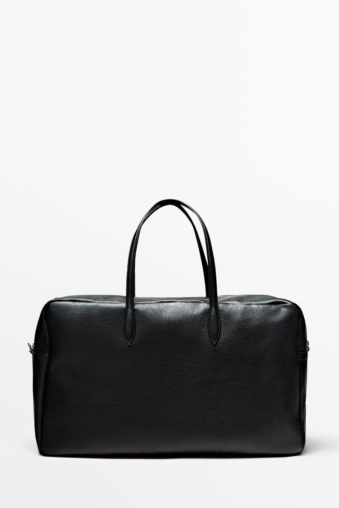 XL duffle bag in Nappa leather — BLACK