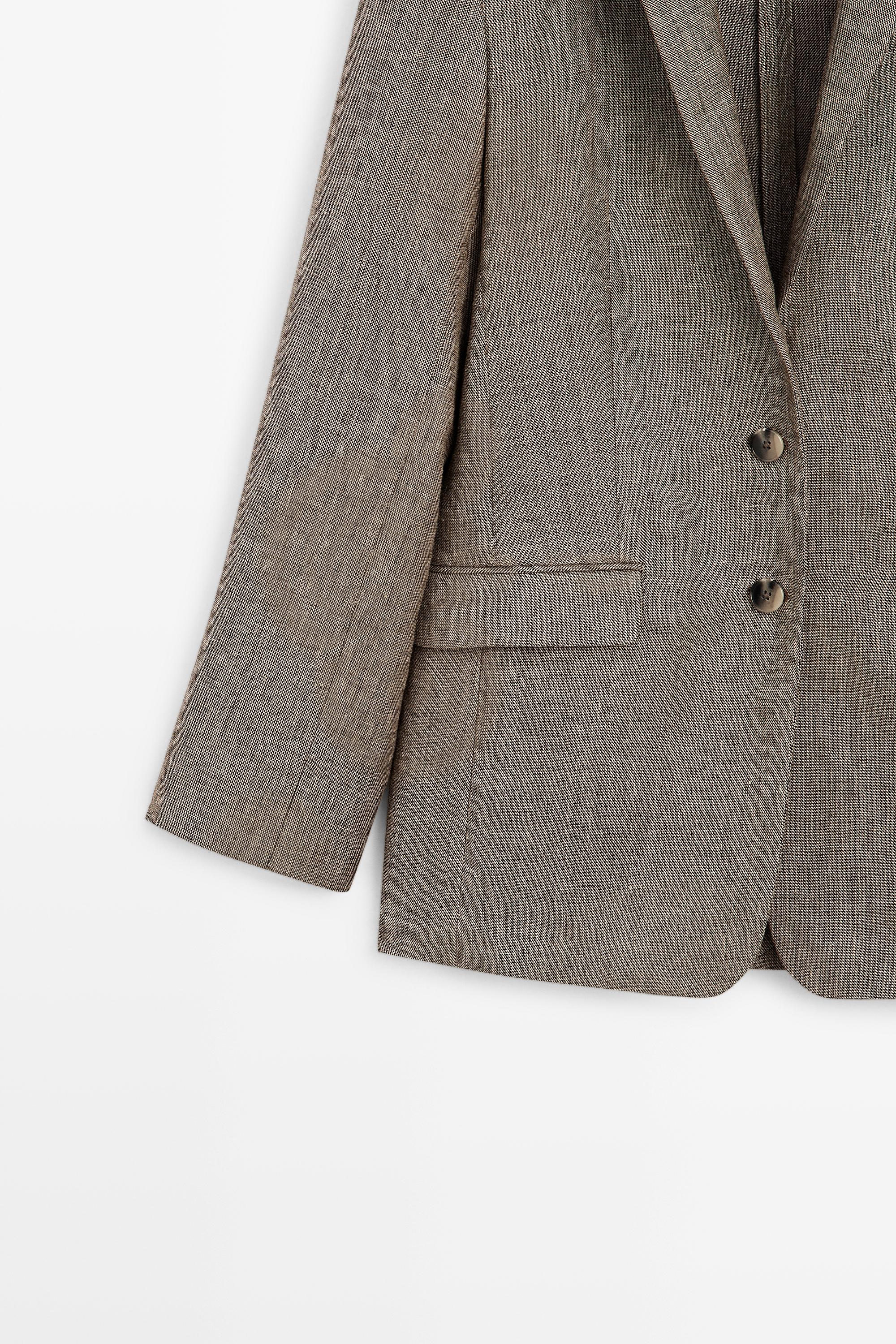 Mottled blazer - STUDIO — GREENISH