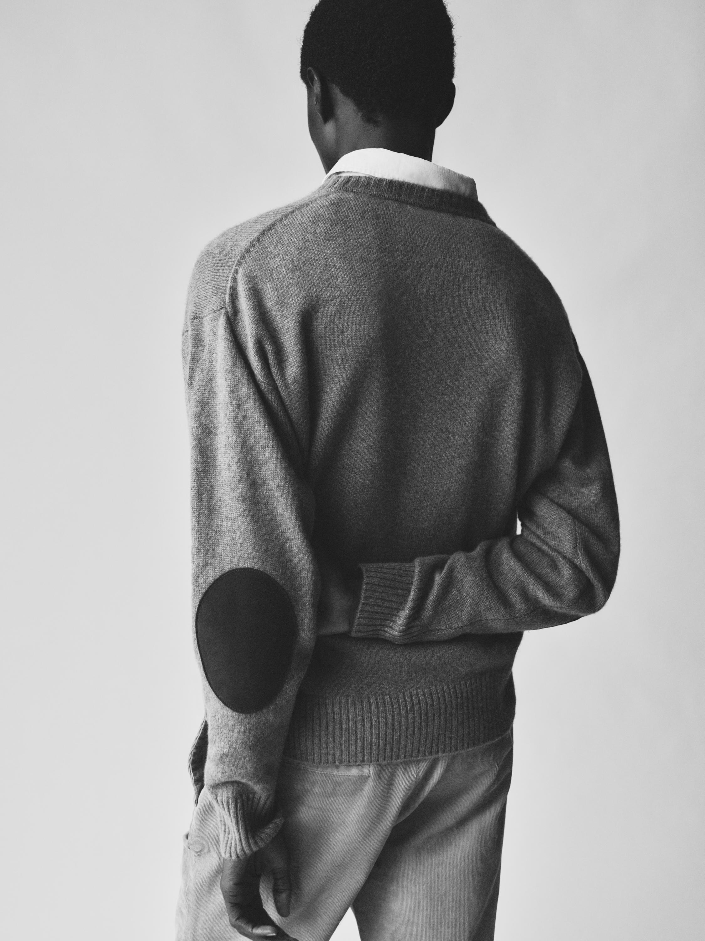 100% cashmere knit sweater