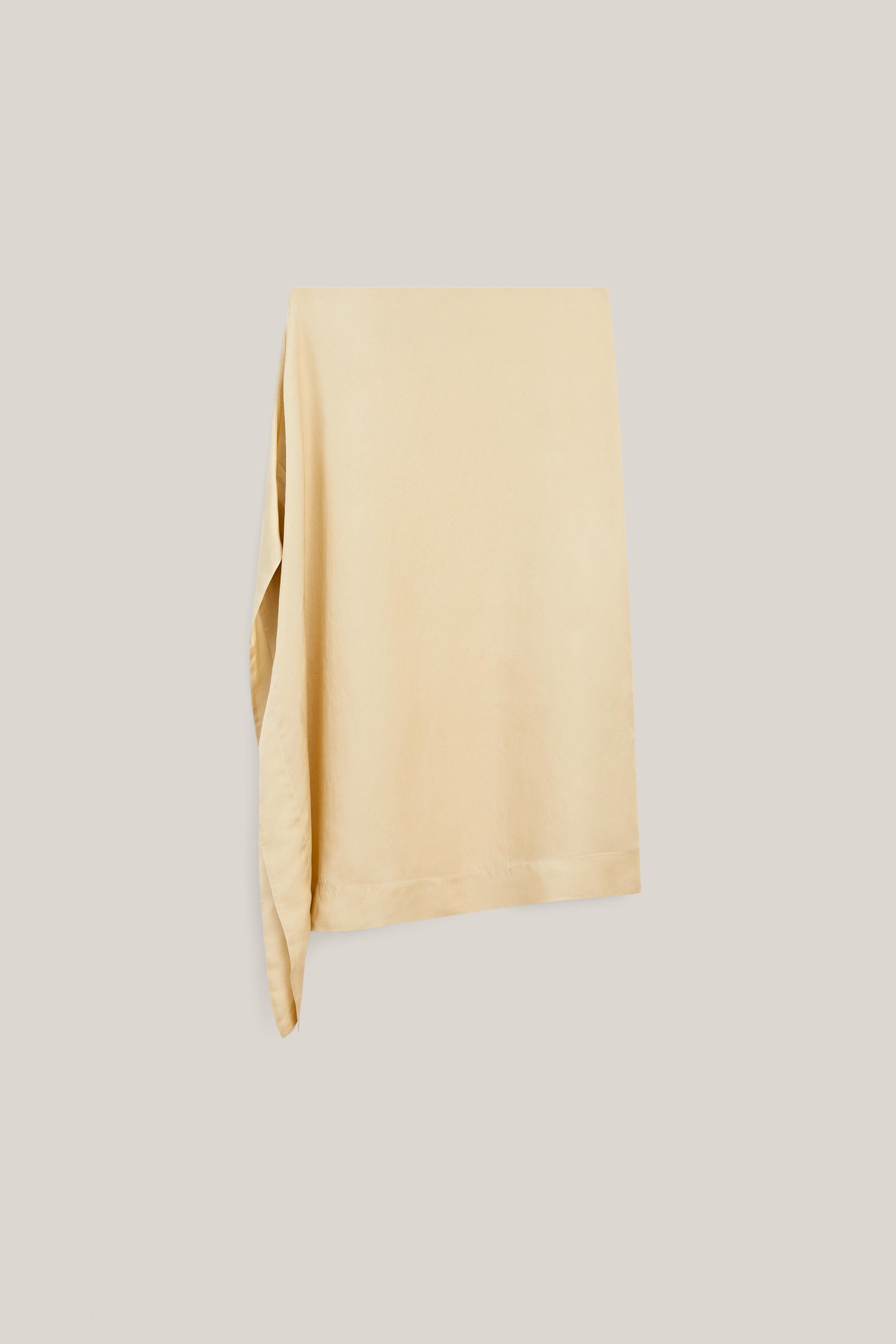 Flowing midi pareo skirt - LIMITED EDITION — MUSTARD YELLOW