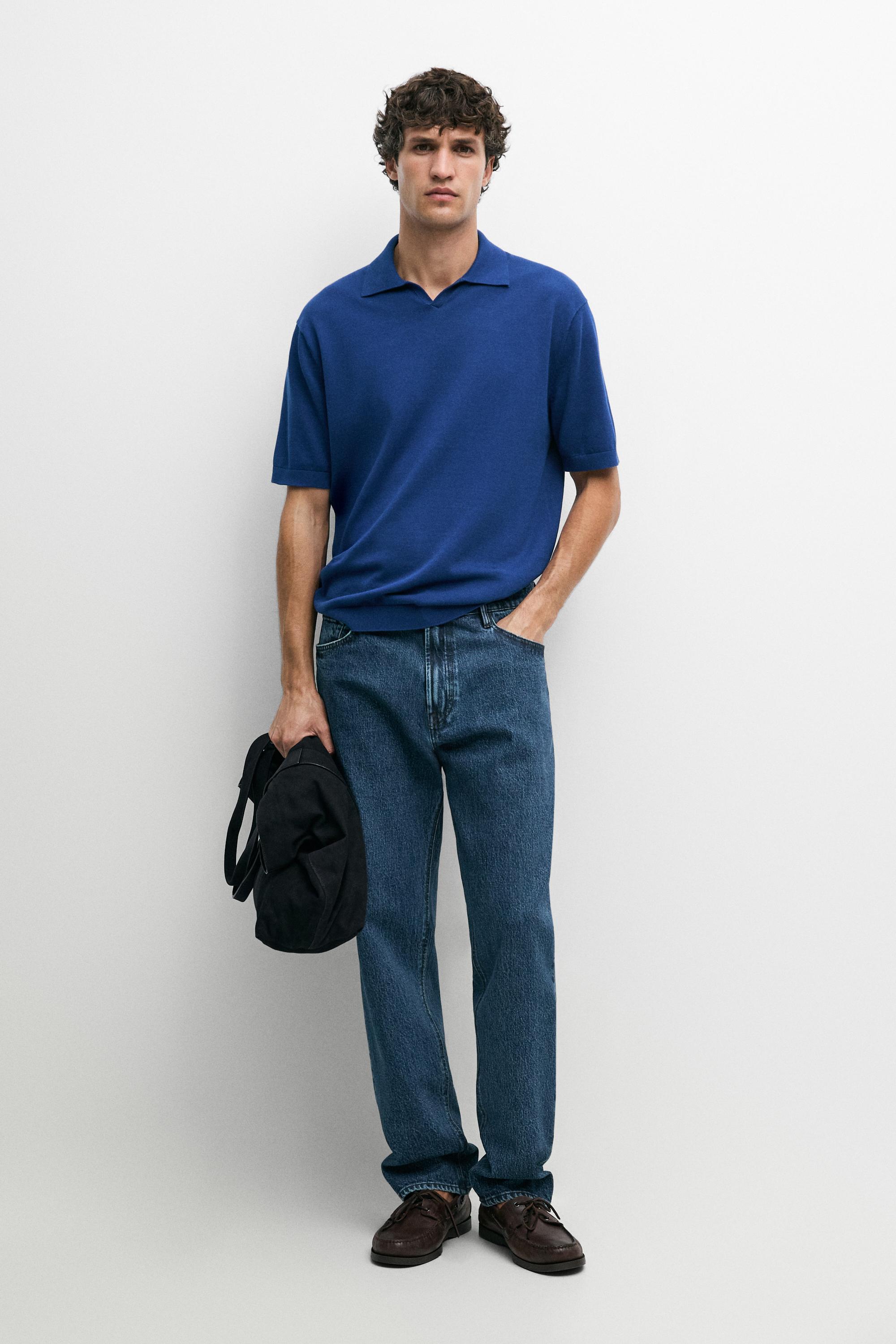 Tapered fit jeans — DEEP BLUE