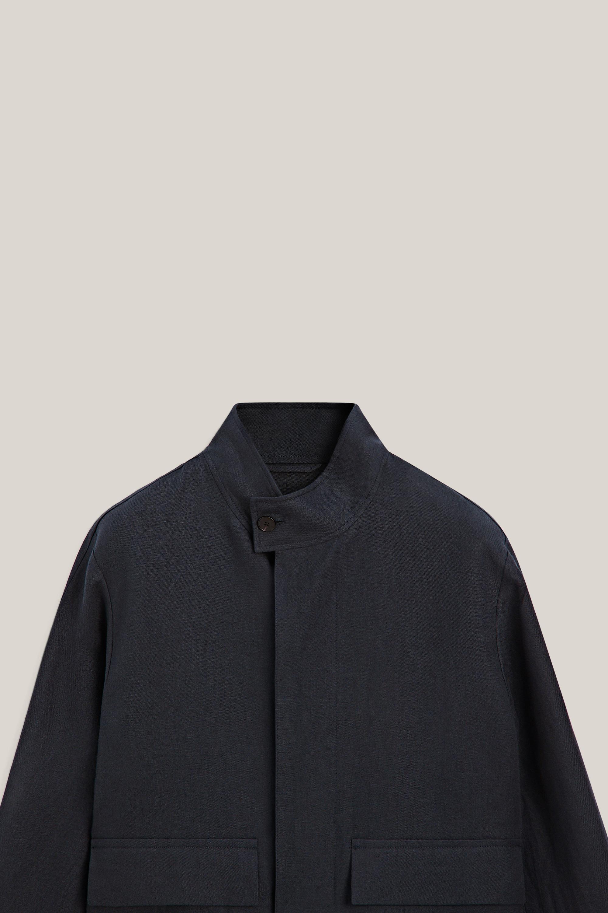 Total look linen overshirt - LIMITED EDITION — NAVY BLUE