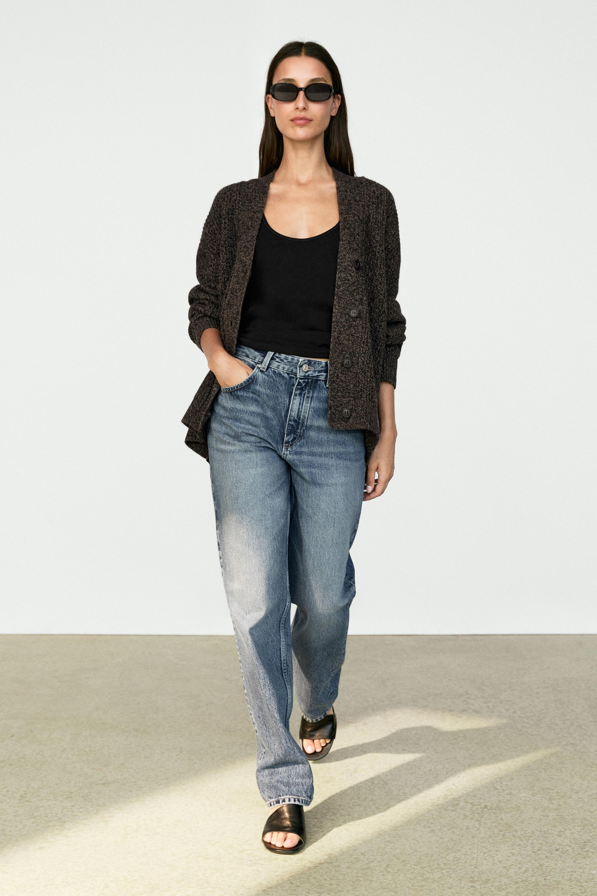 Massimo Dutti 100% Cashmere V In Mole Brown