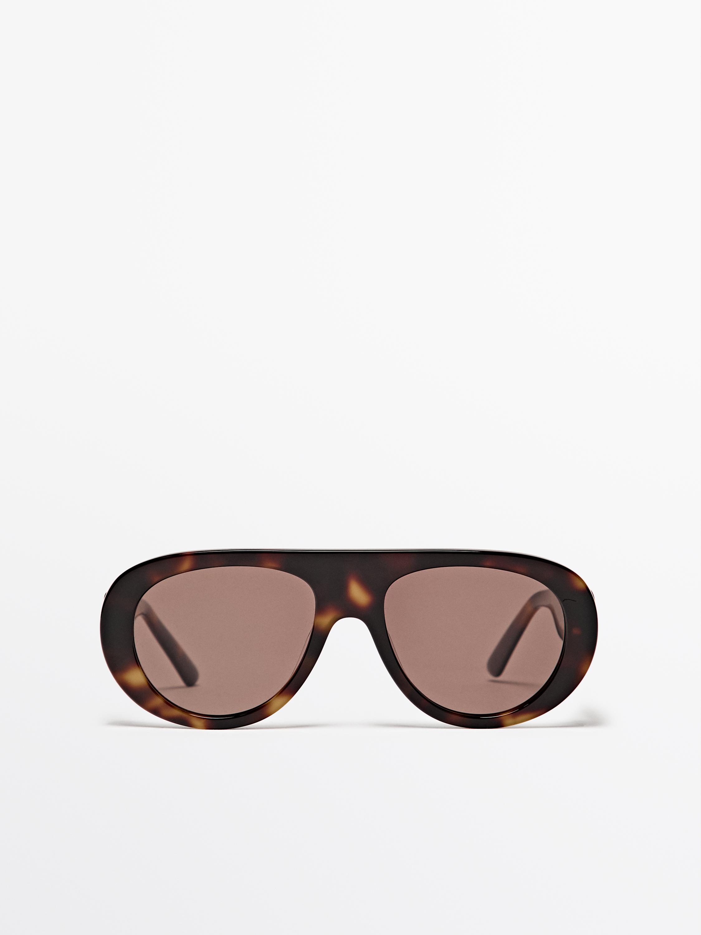 Gafas de sol ovaladas · Marrón · Gafas De Sol Massimo Dutti