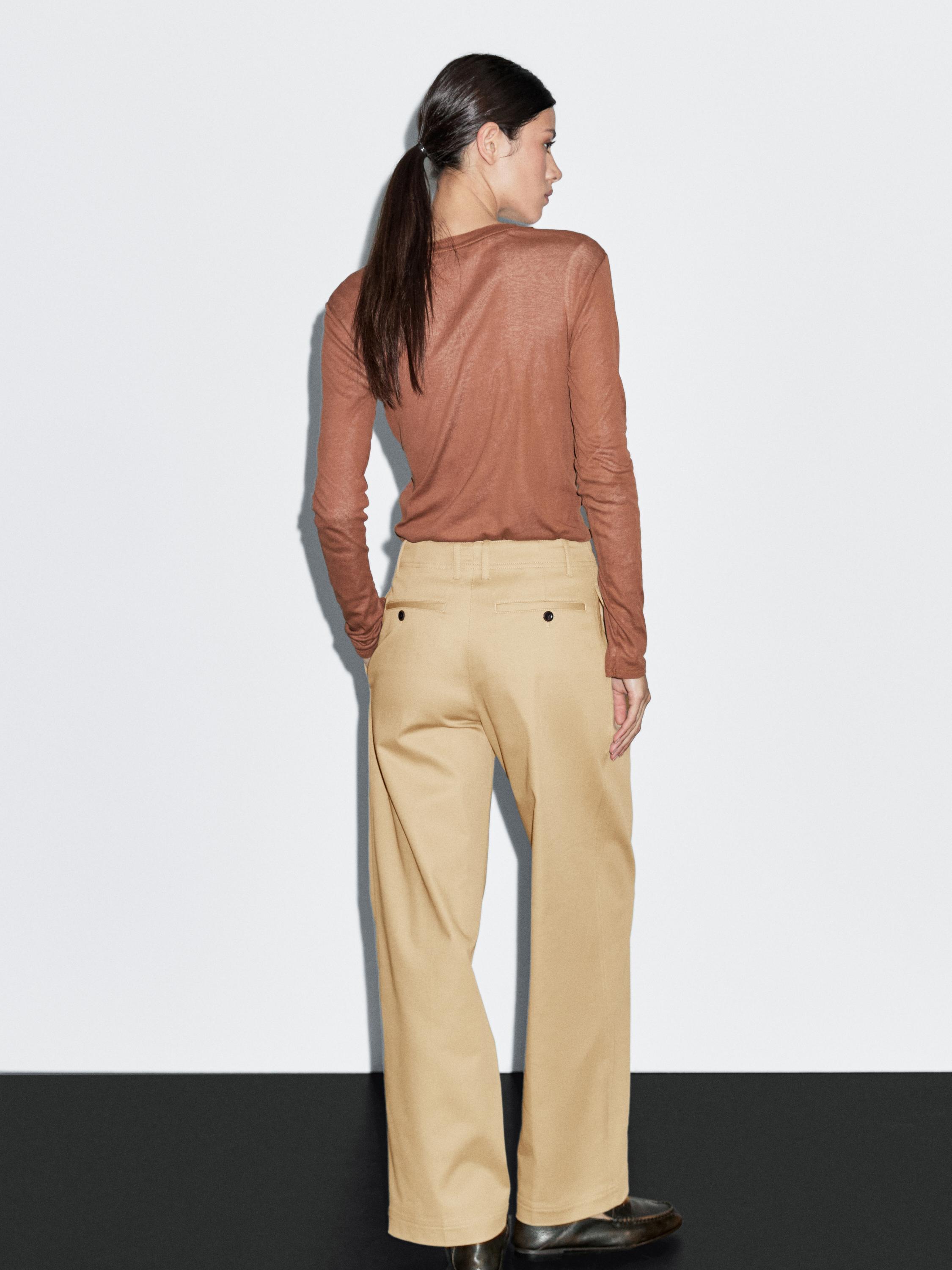 Wide-leg trousers