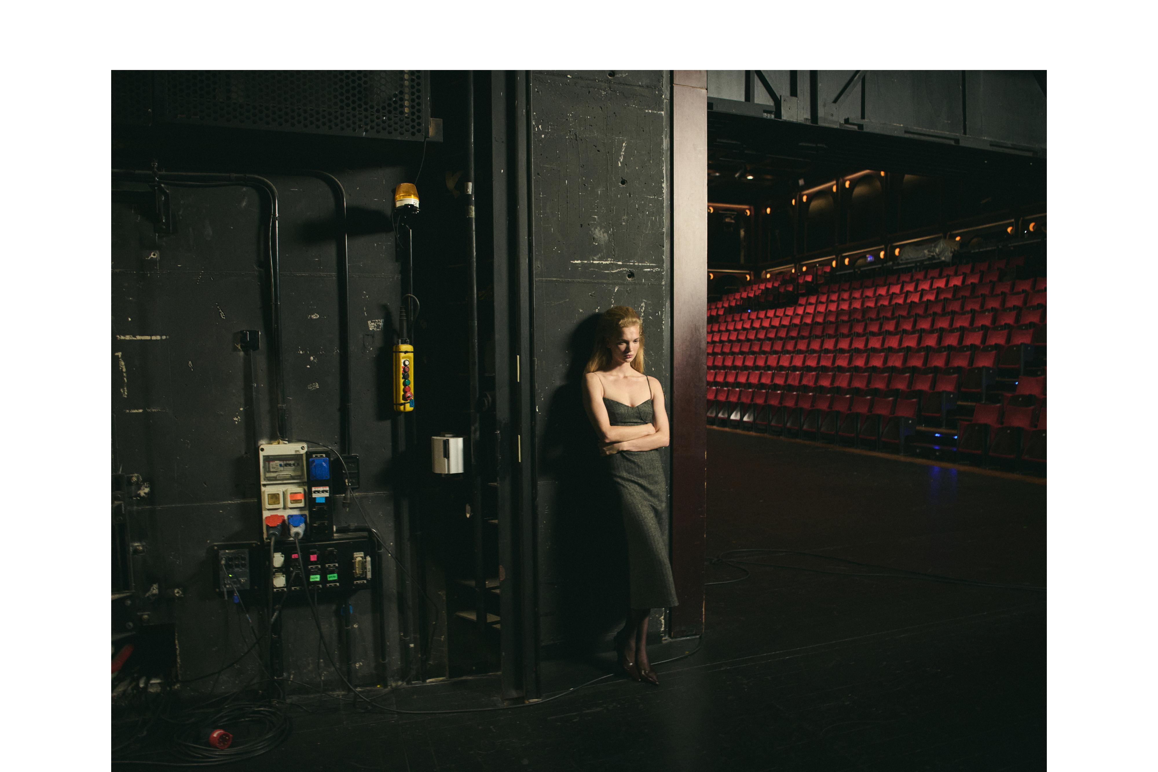 Vestito midi con spalline