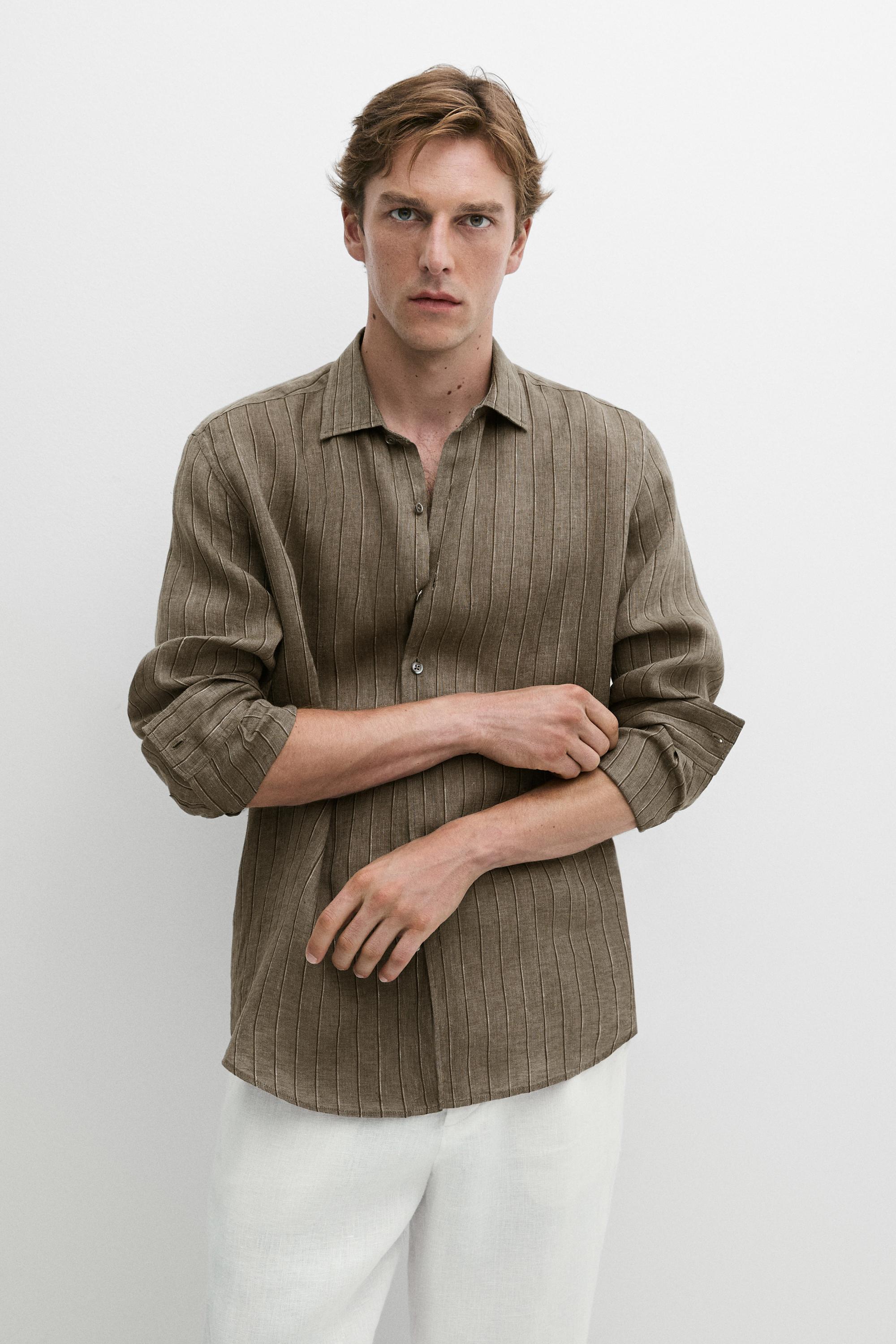 Camisa ratlles regular fit 100% lli