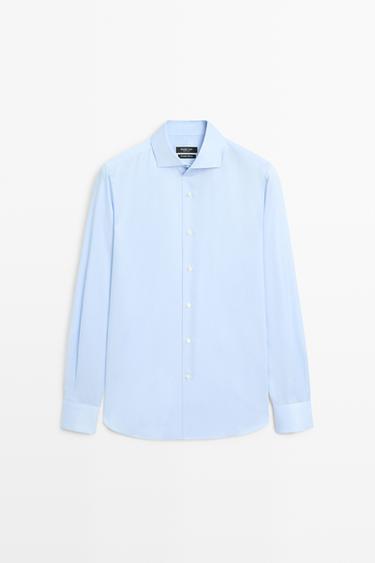 100% cotton striped shirt — SKY BLUE 2