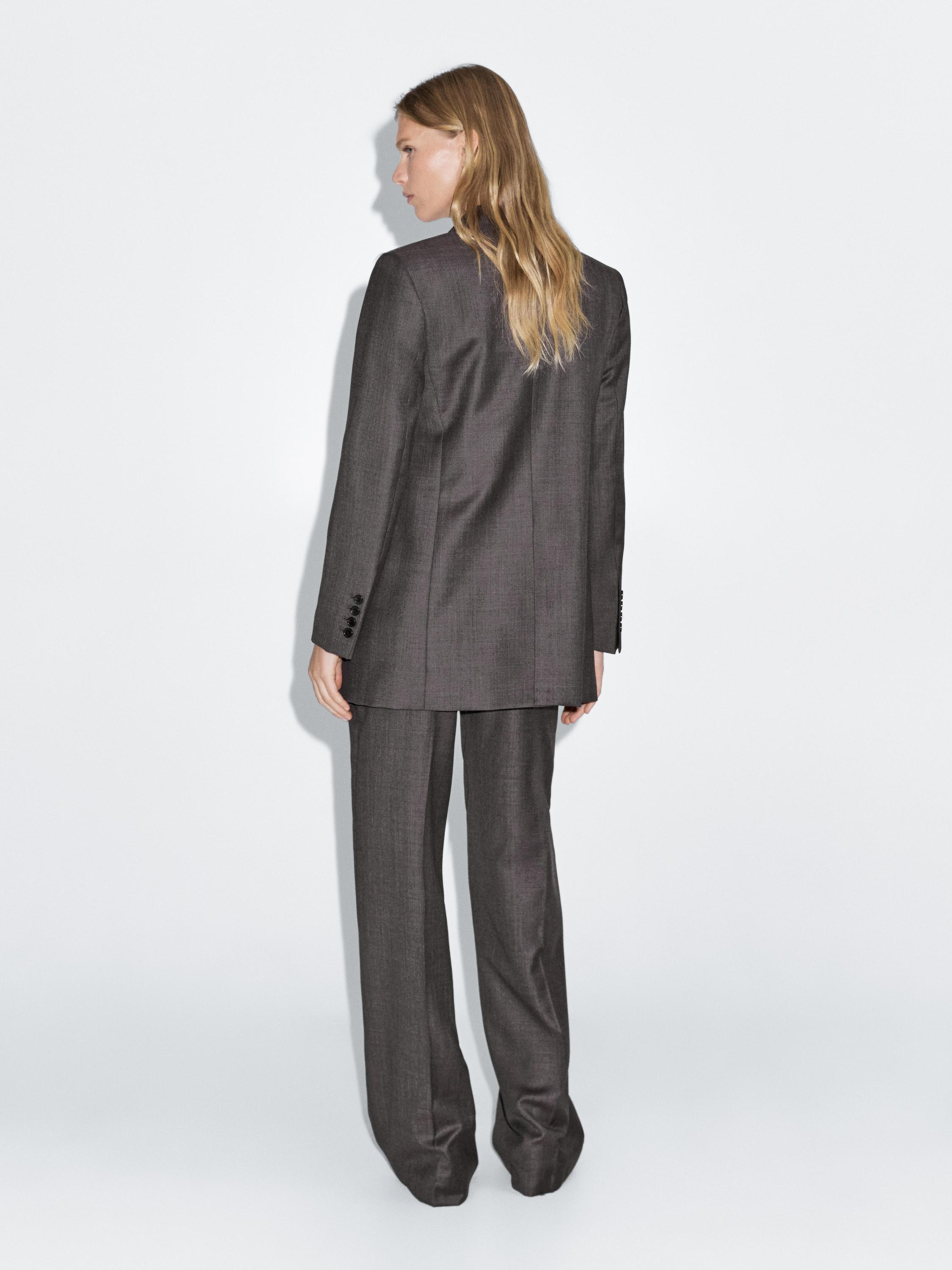 100% wool suit blazer