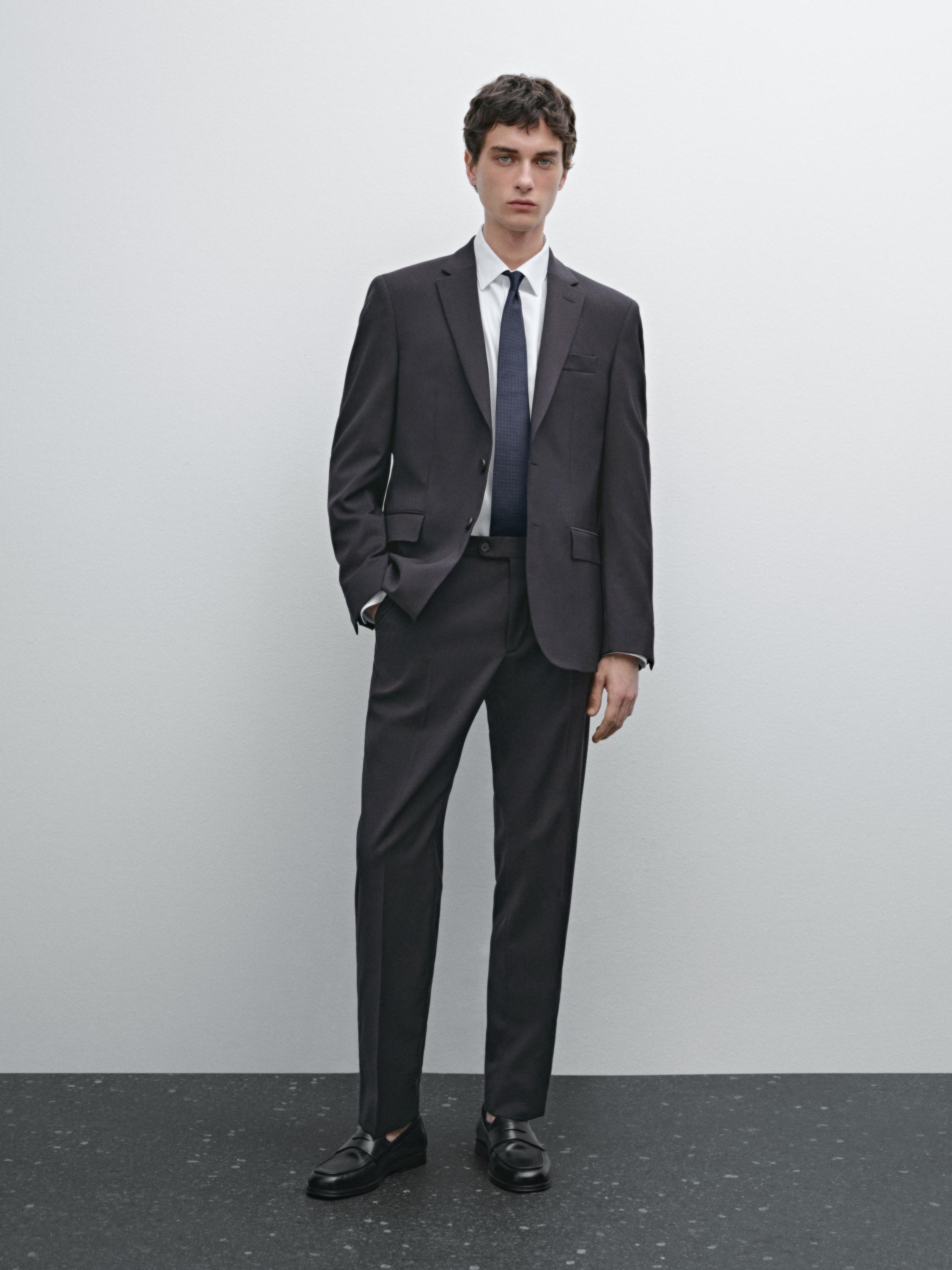 Wool blend suit trousers - Personal Tailoring